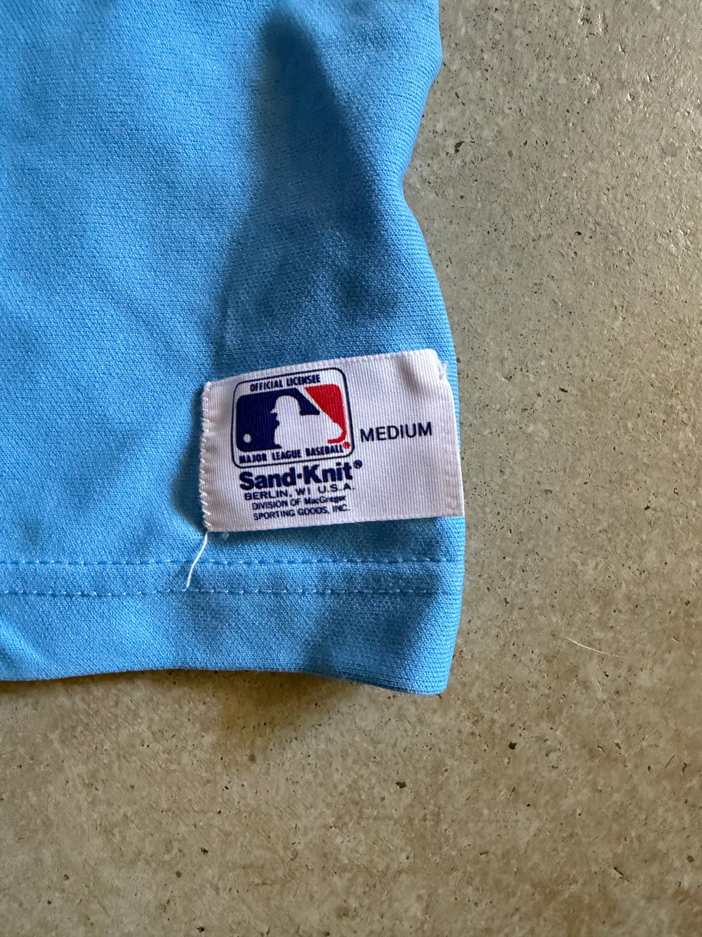VTG Montreal Expos Sandknit Jersey Top Sz M