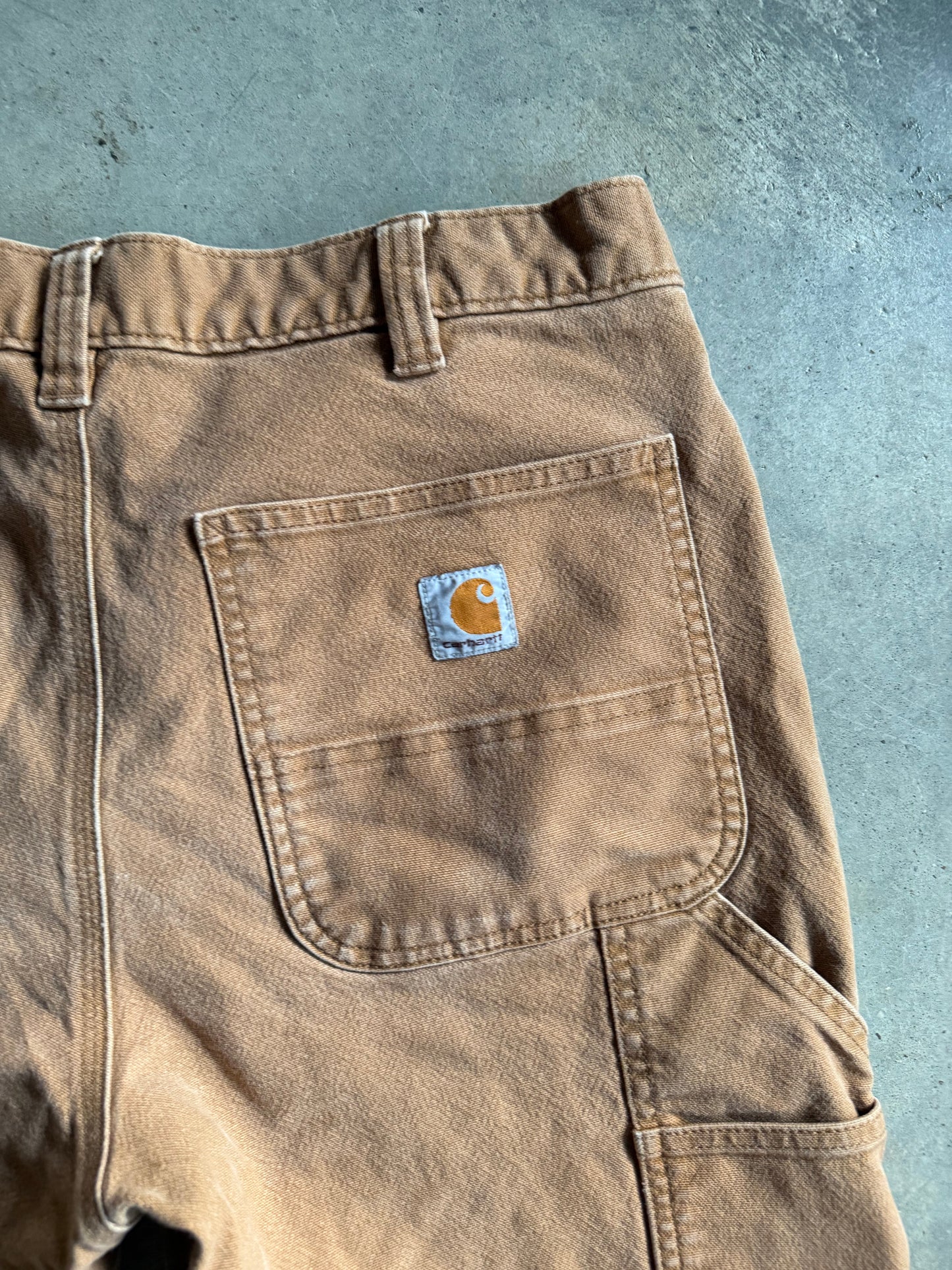 Carhartt Tan Double Knee Pants Sz 34x30