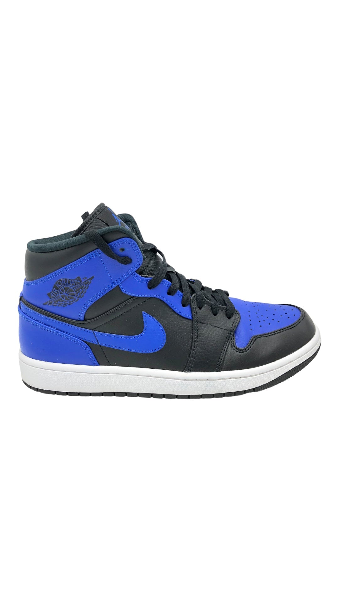 Load image into Gallery viewer, Preowned 2021 Air Jordan 1 Mid &amp;#39;Hyper Royal&amp;#39; Sz 9M/10.5W 554724-077
