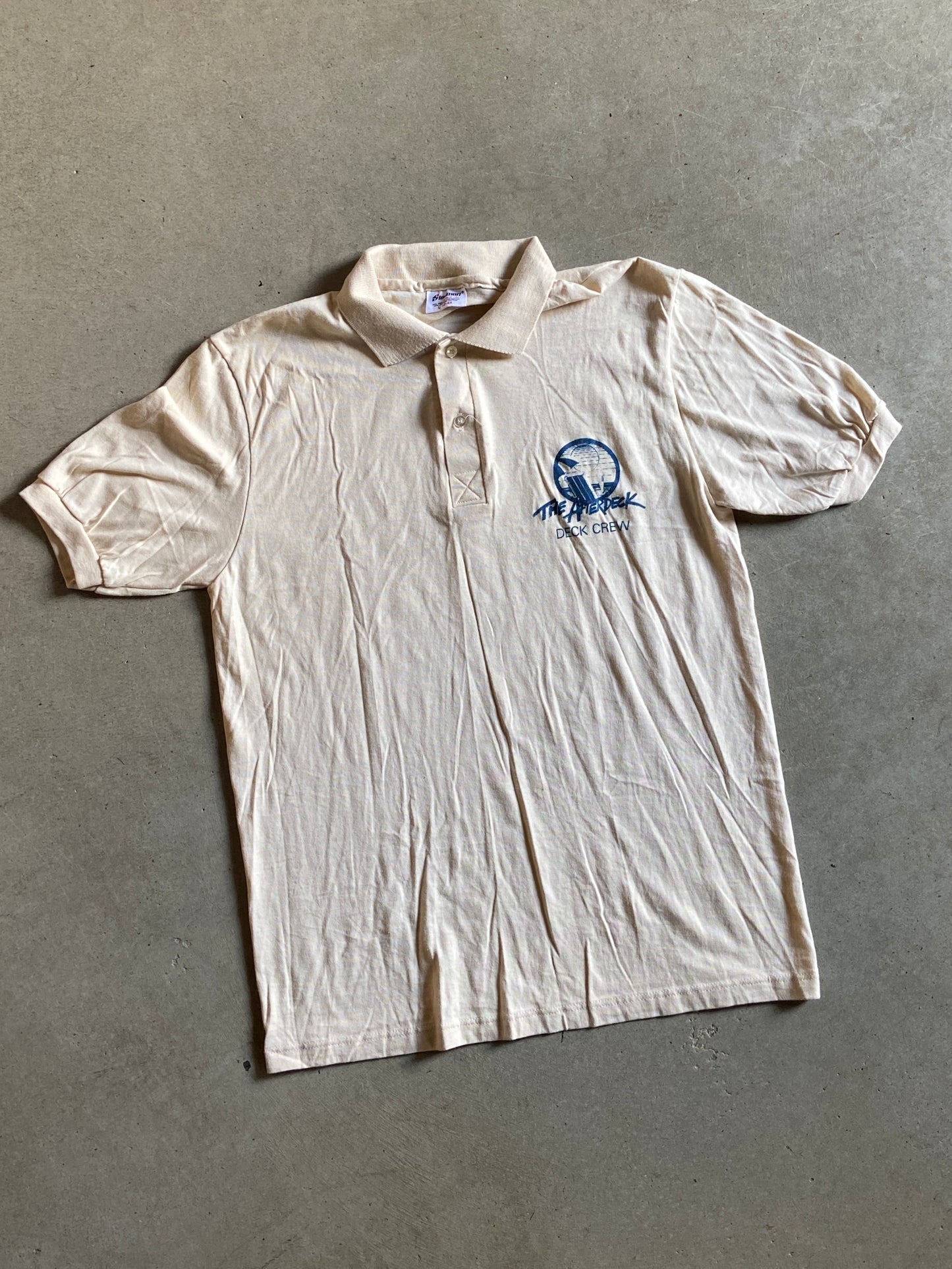 VTG Deck Crew Polo Shirt Sz M