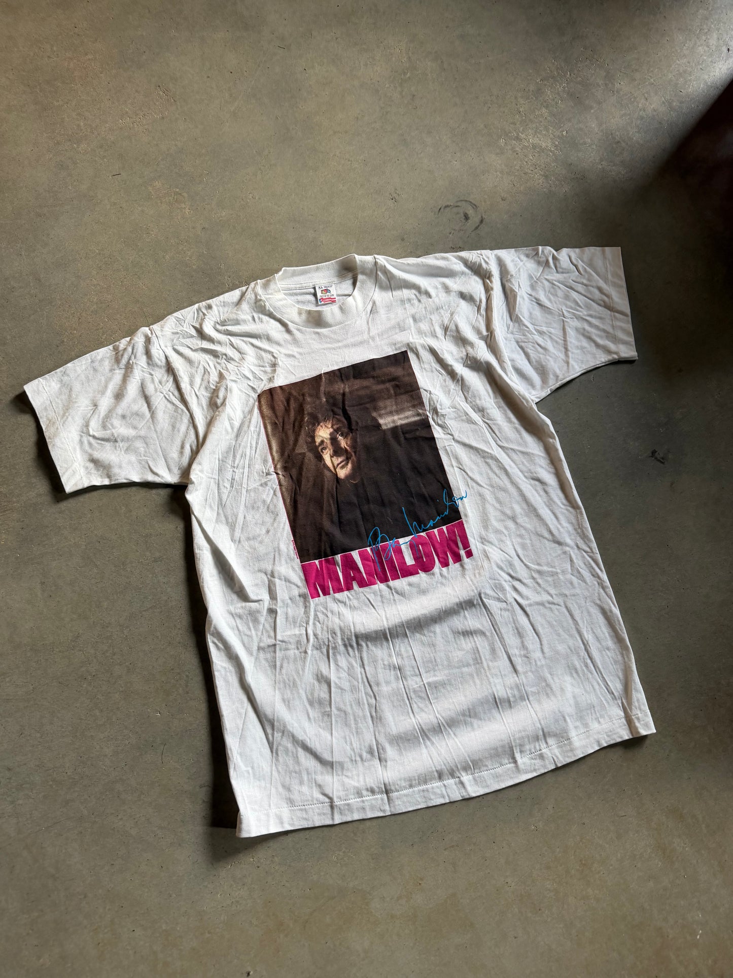 VTG Barry Manilow 1993 Hit Tour Tee Sz XL
