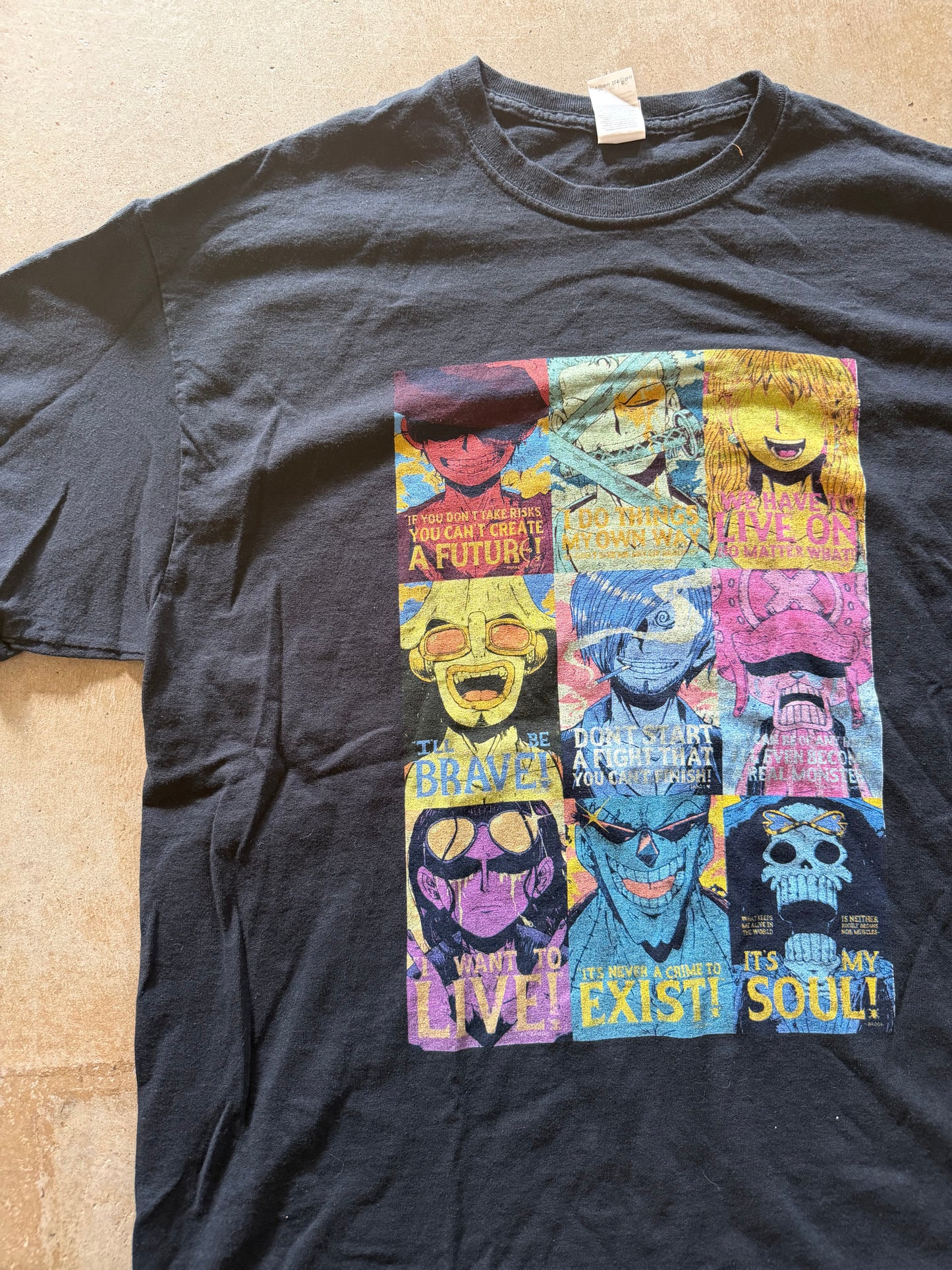 One Piece Poster Tee Sz XL