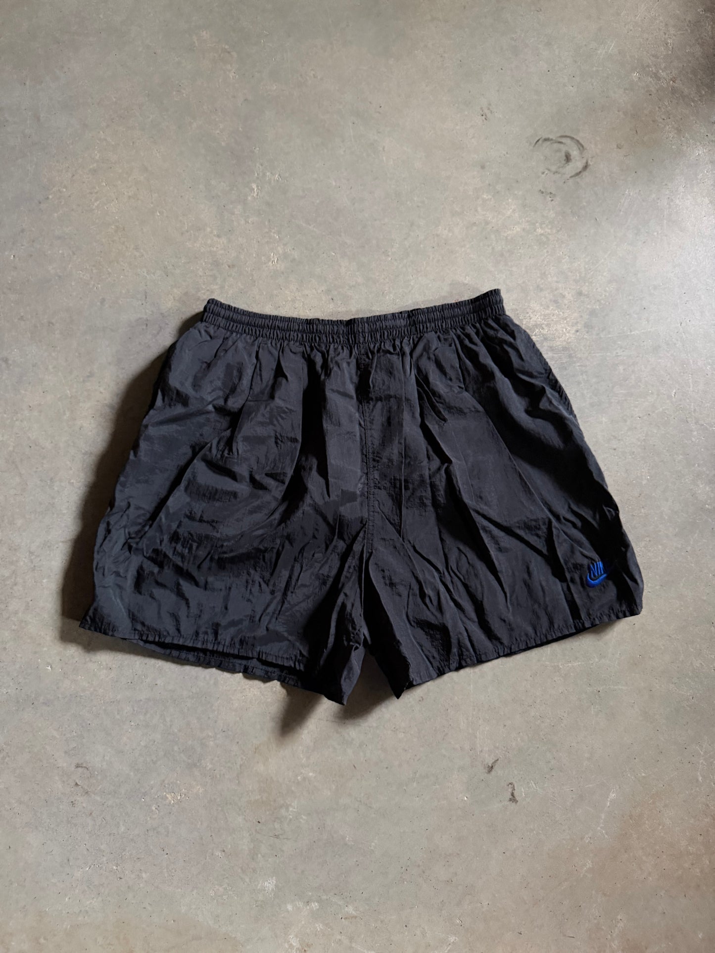 VTG Nike Black/Blue Shorts Sz L
