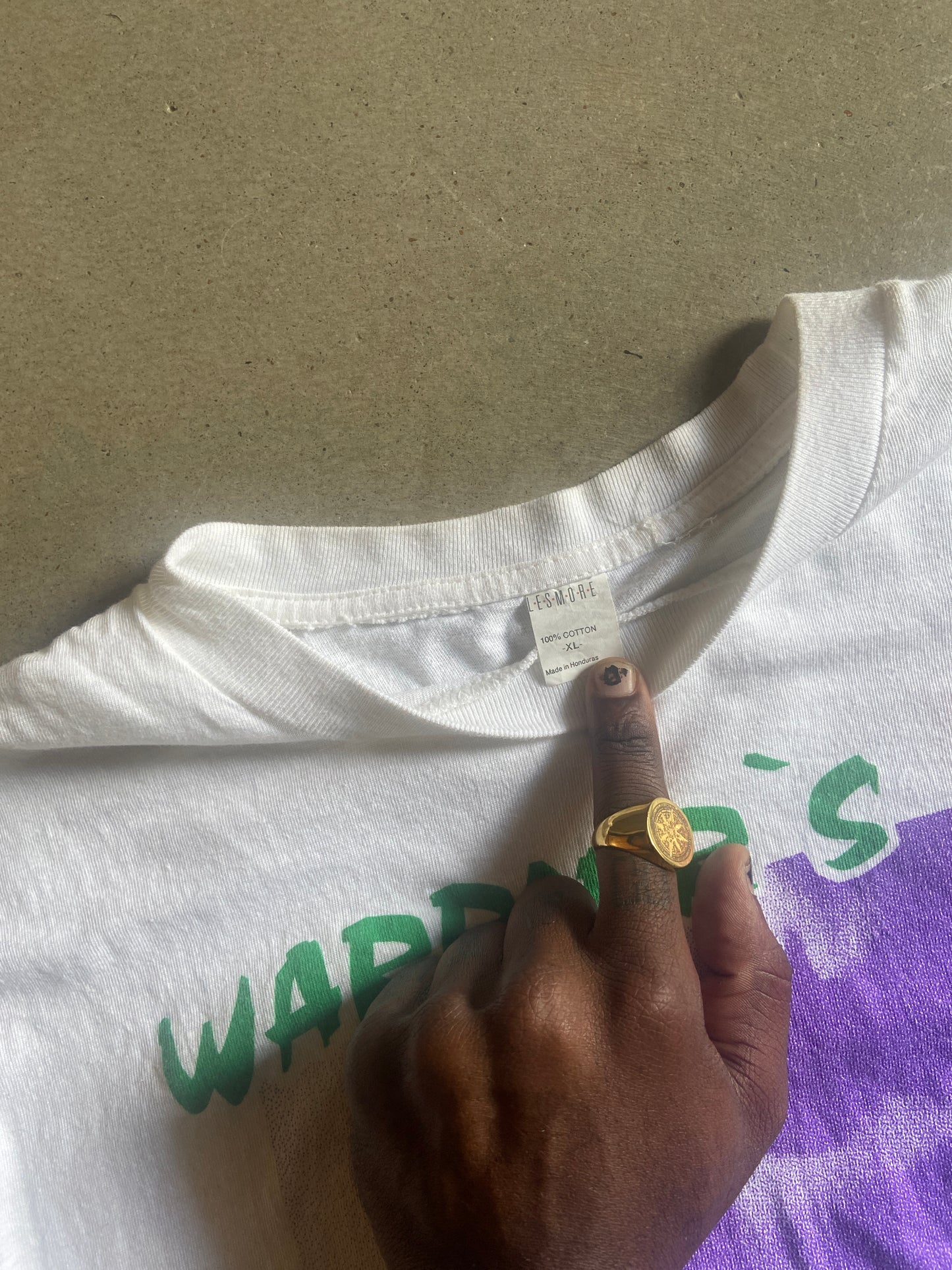 1990’s Vintage King Just Warriors Drum Rap Tee Sz L