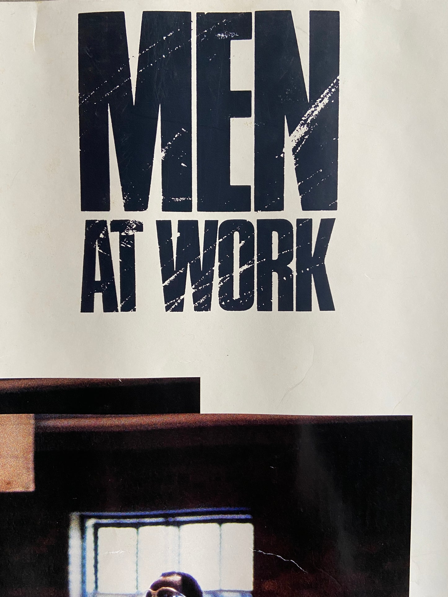 Vintage Nike Air Men At Work Poster