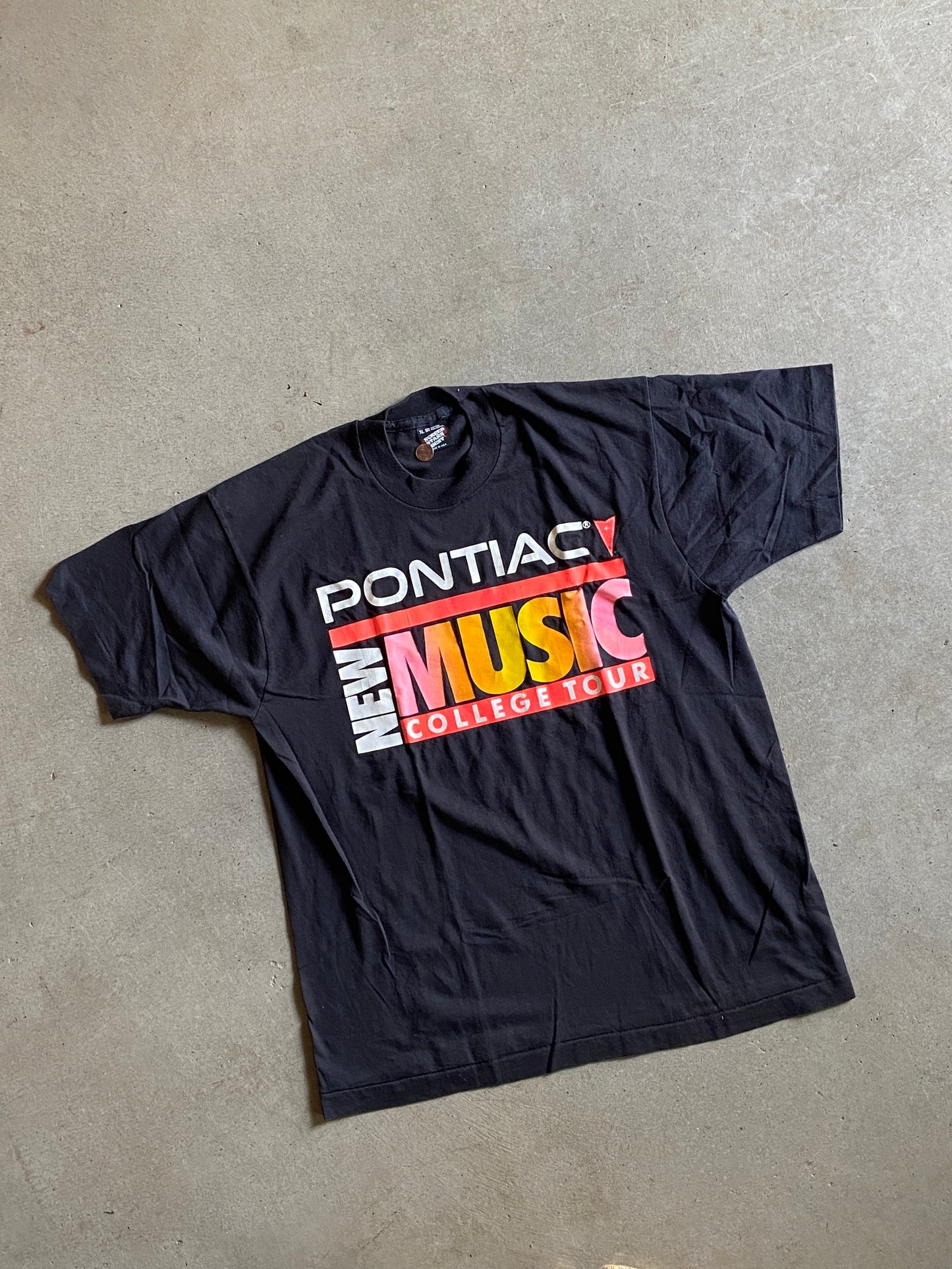 VTG Pontiac New Music Tee Sz L
