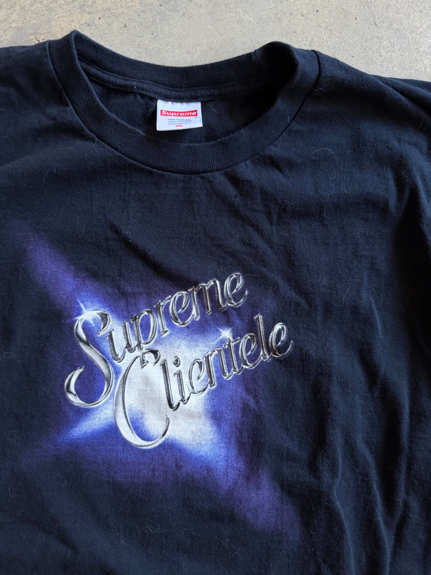 Supreme x Ghostface Killah "Clientele" Tee Sz XL