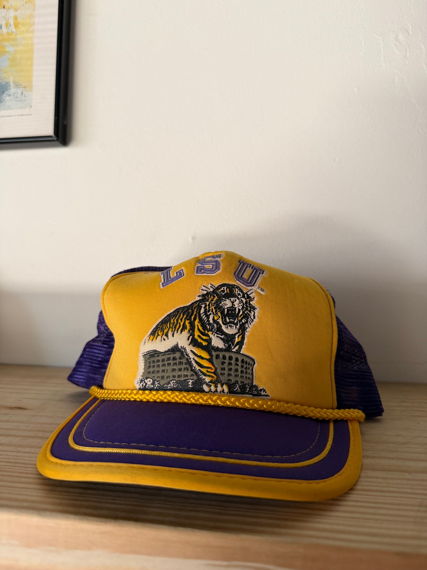 VTG LSU Tigers Daystone Trucker Hat