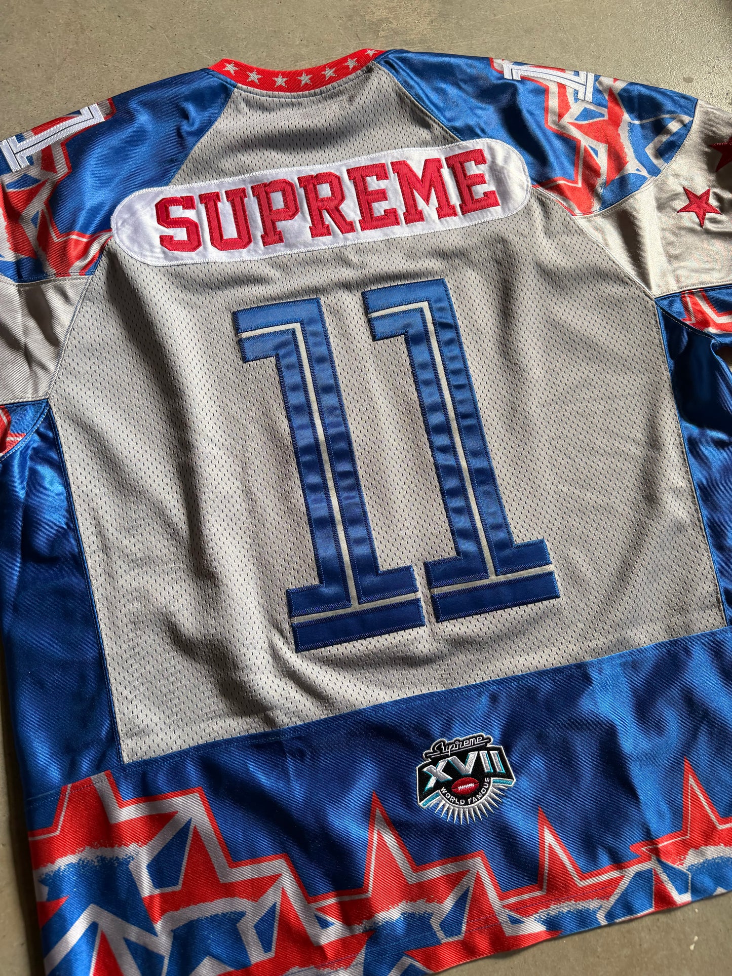 Supreme Stars Football Jersey Royal Sz L