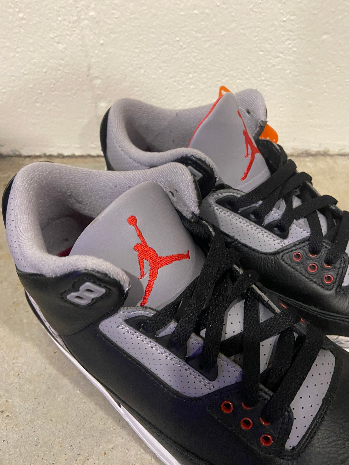 Preowned Jordan 3 Retro OG Black Cement (2024) Sz 10M/11.5W