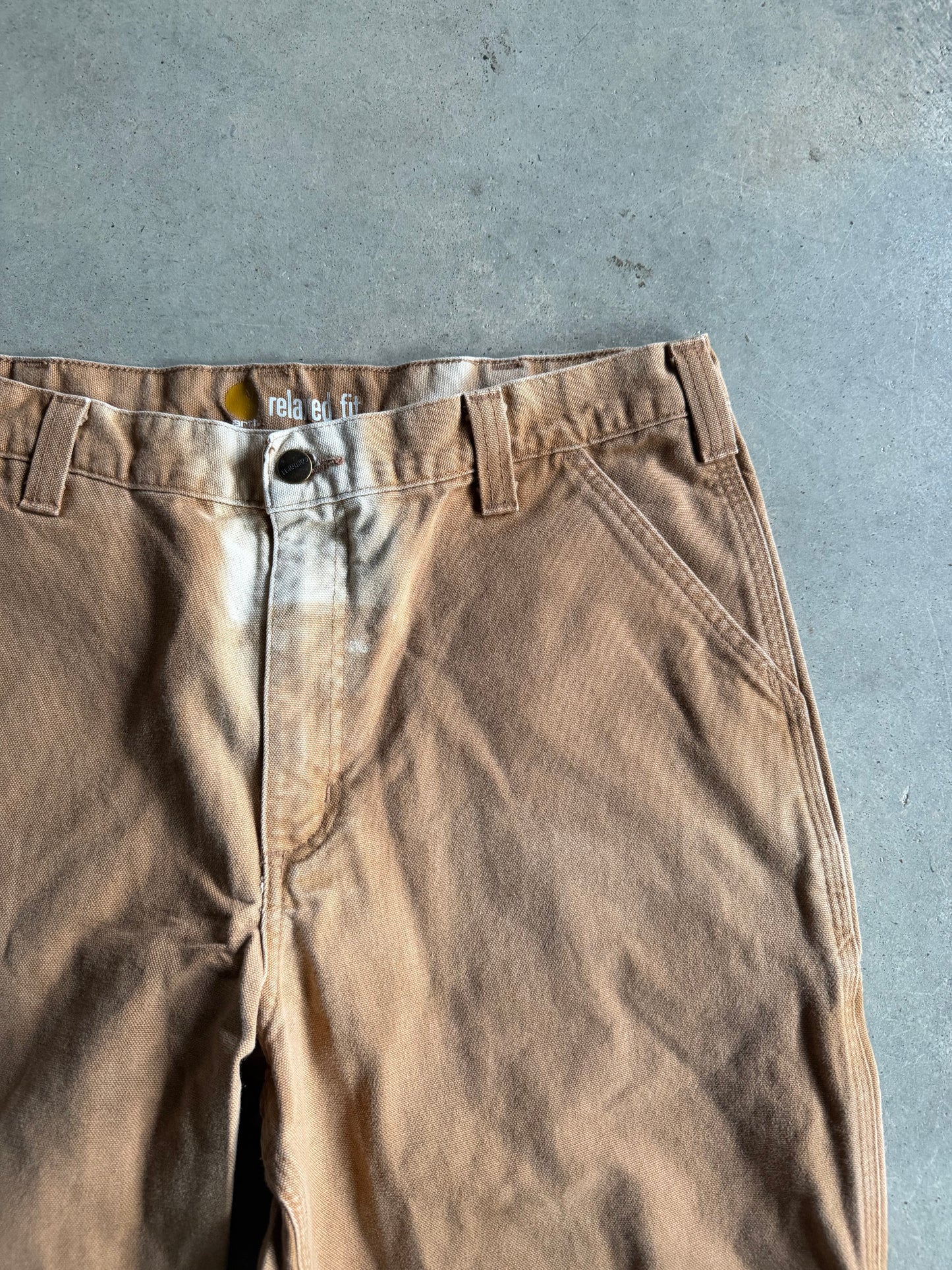 Carhartt Relaxed Bleached Cargo Pants Sz 36x34