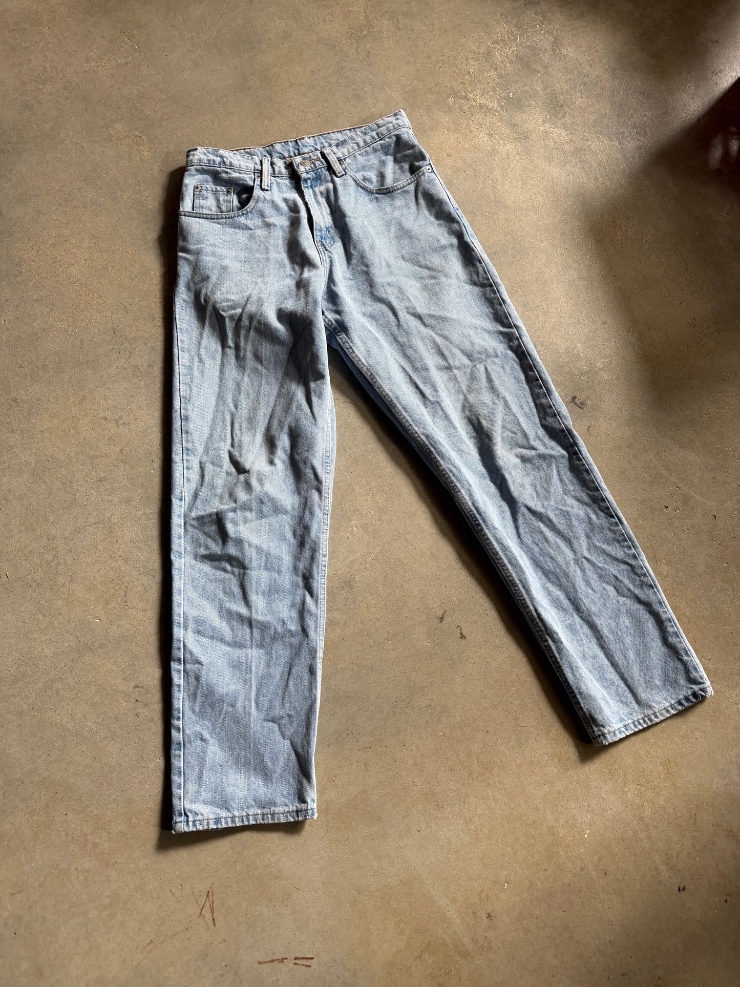 VTG Polo Jeans Co Light Wash Jeans Sz 30x32