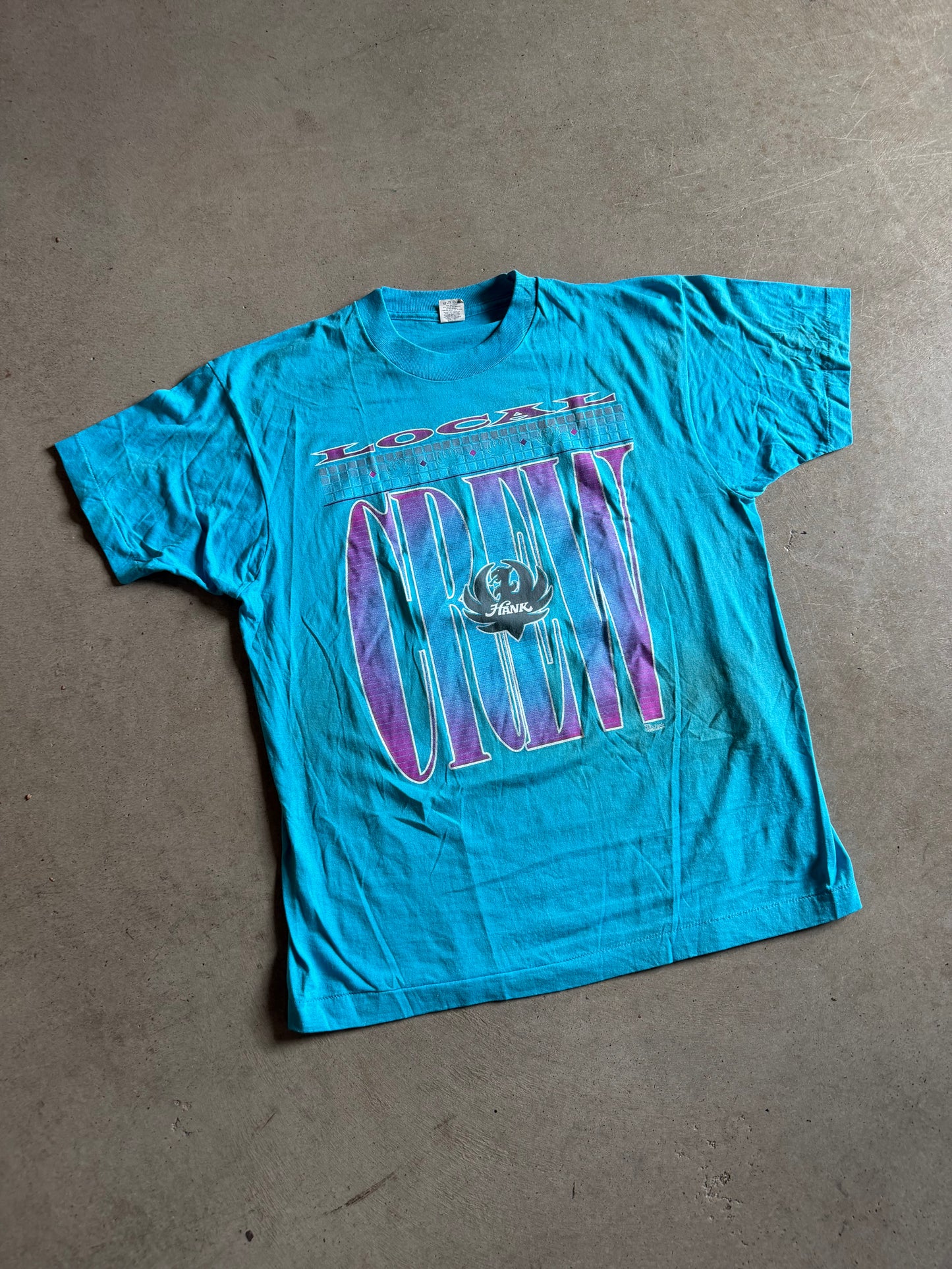 VTG 80s Hank Williams Jr. Local Crew Tee Sz L