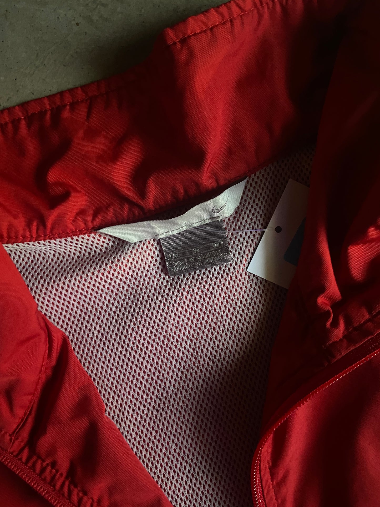 VTG Nike Reverse Bred Half Zip Windbreaker Sz XL
