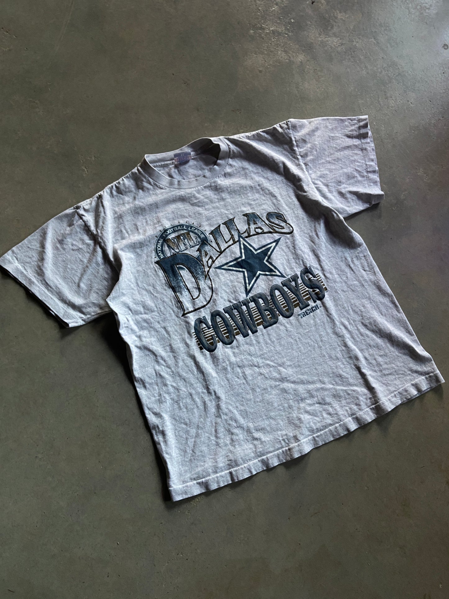 VTG Dallas Cowboys Trench Graphic Tee Sz XL