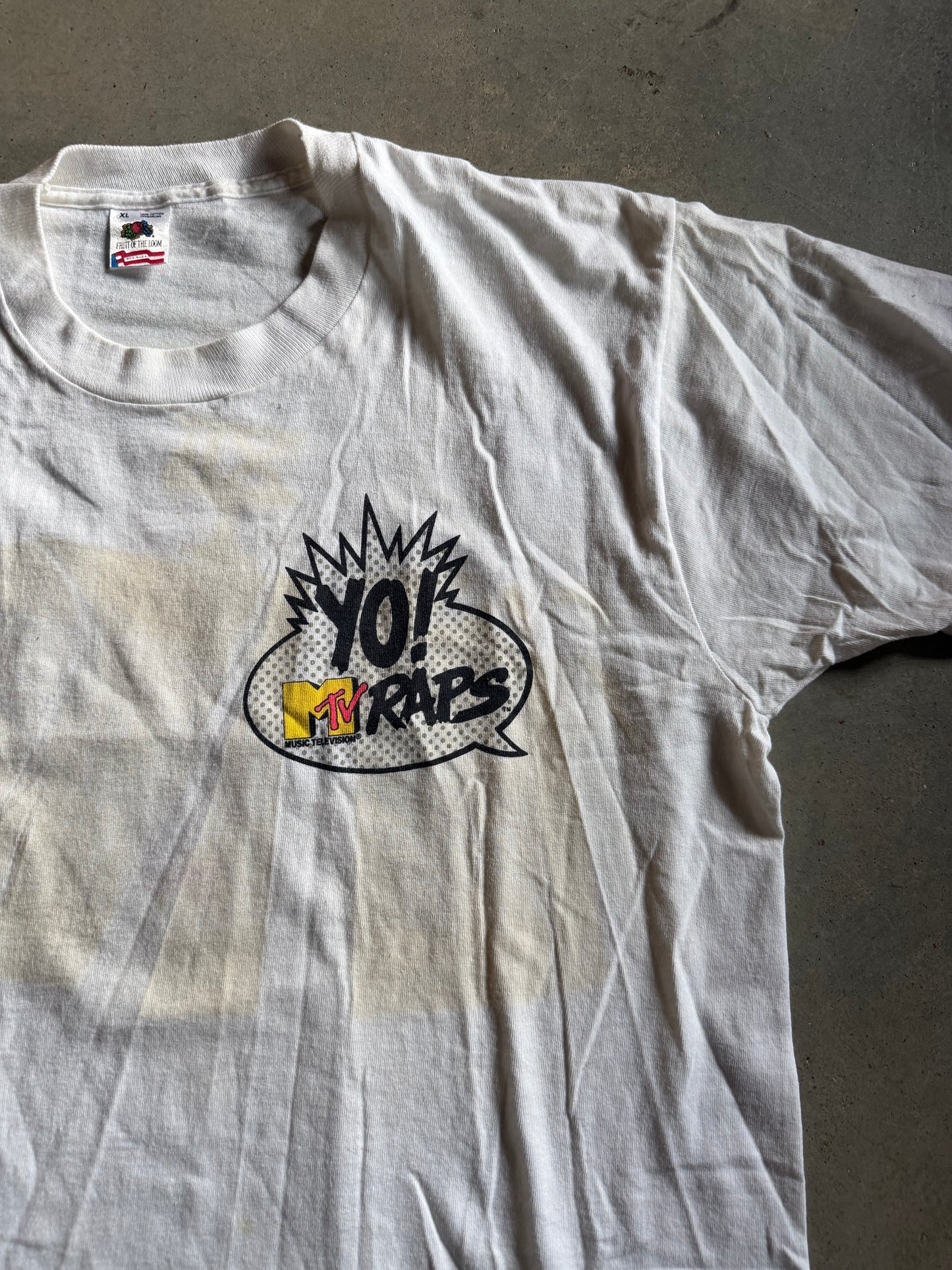 VTG Yo MTV Raps Tee Sz XL