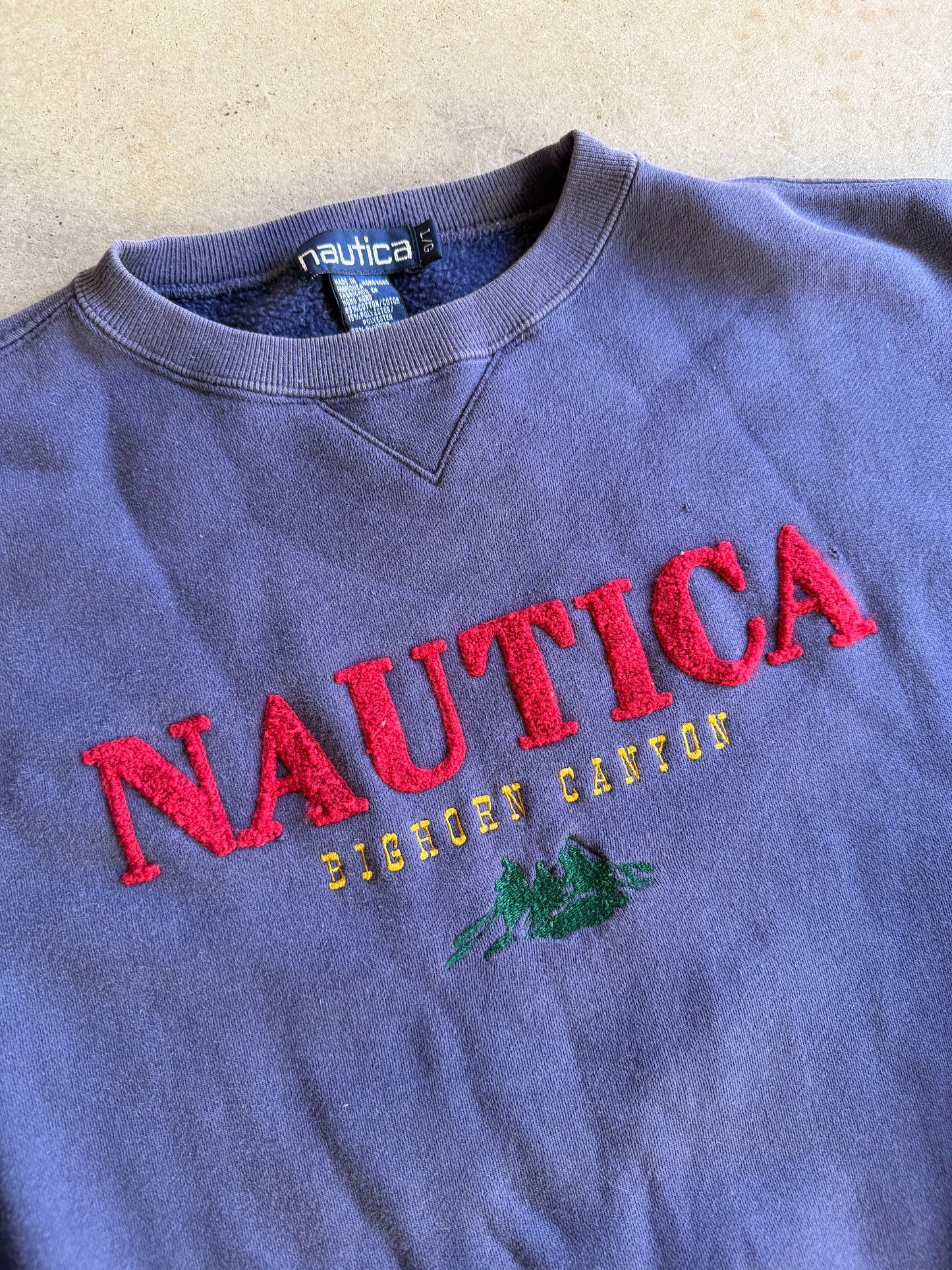 VTG Nautica Bighorn Canyon Sweatshirt Sz L/XL