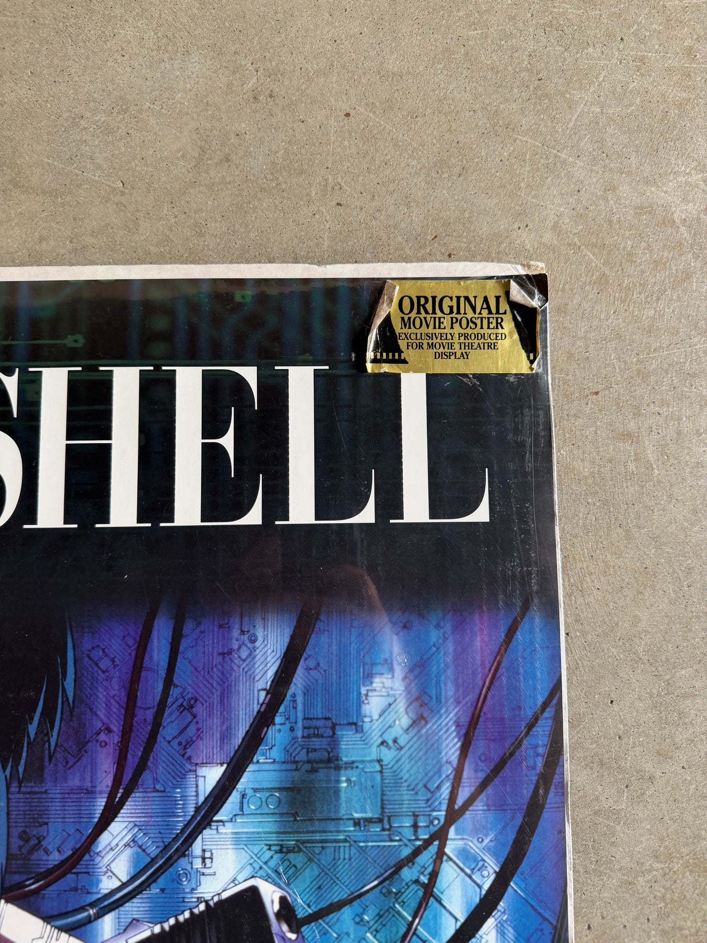 Original Ghost In The Shell 1996 Manga Entertainment Poster