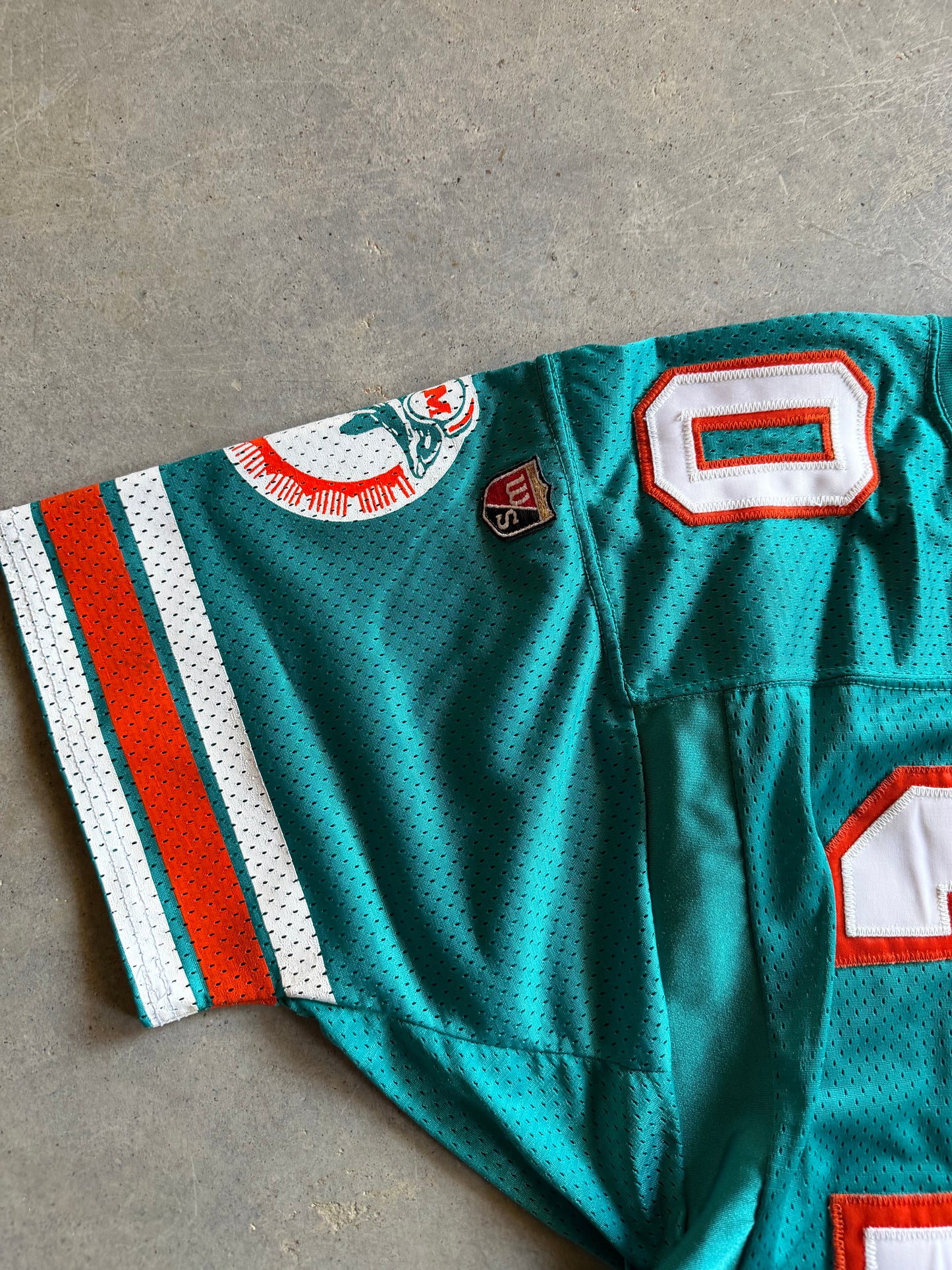 VTG Miami Dolphins Bernie Parmalee Wilson Proline Authentic Jersey Sz 46