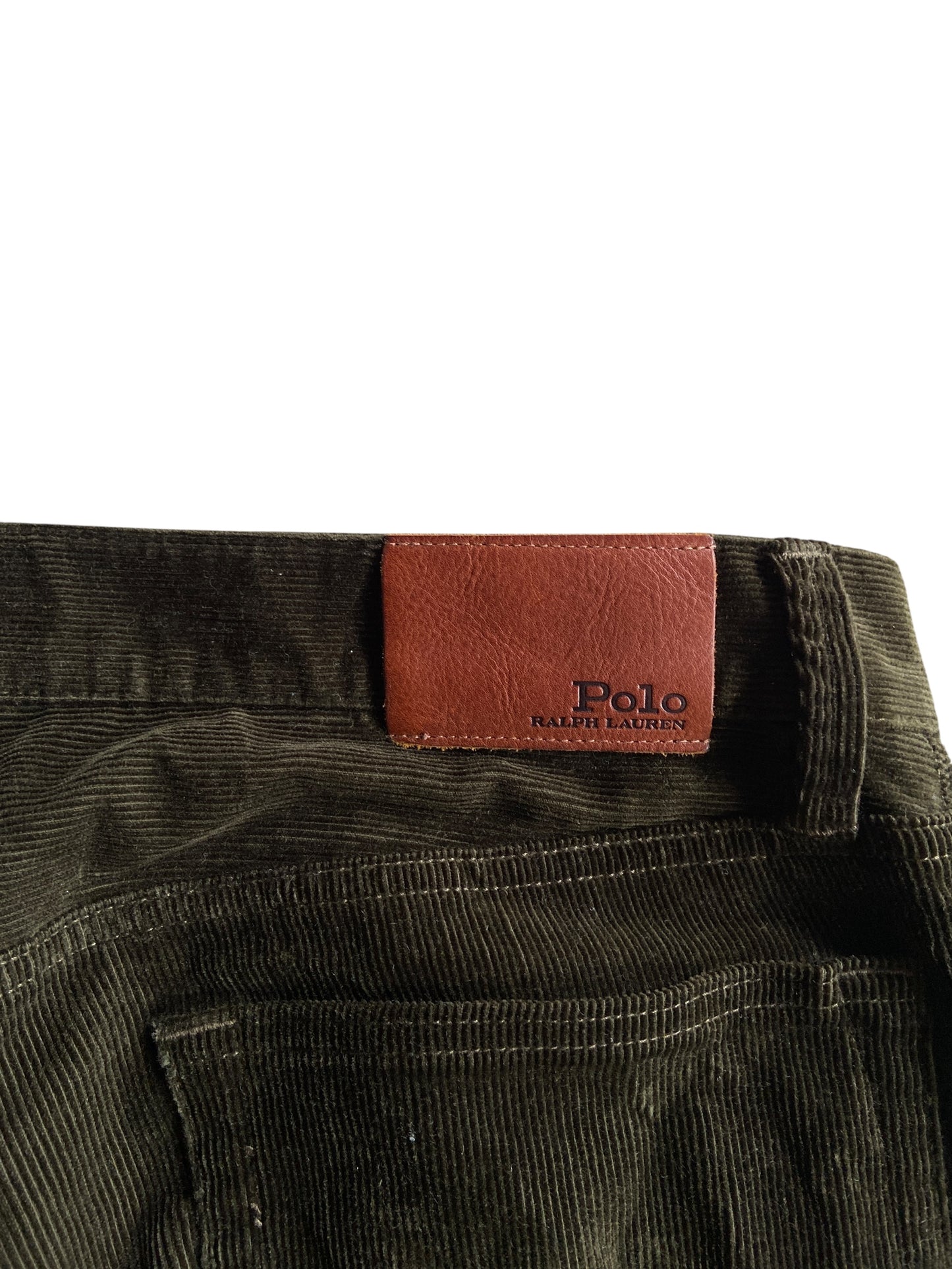 Polo Ralph Lauren Olive Corduroy Pants Sz 35x32
