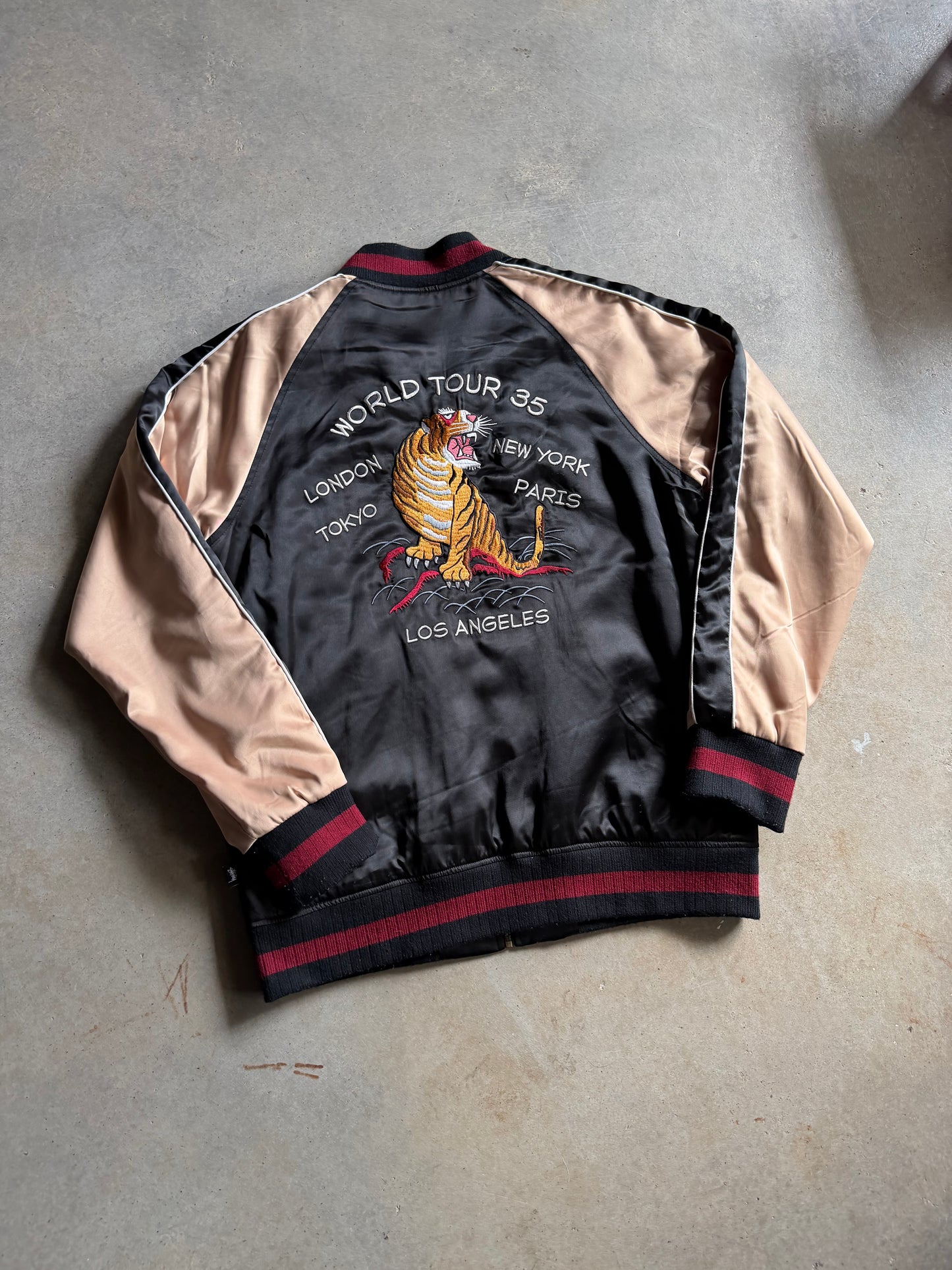 Stussy World Tour 35 Sukajan Jacket Sz L
