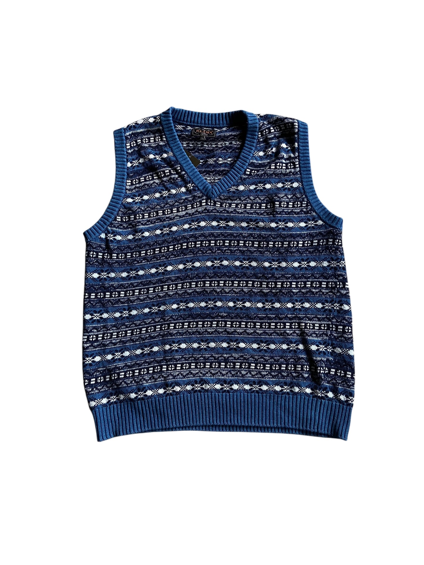 Beams Knit Sweater Vest Sz L