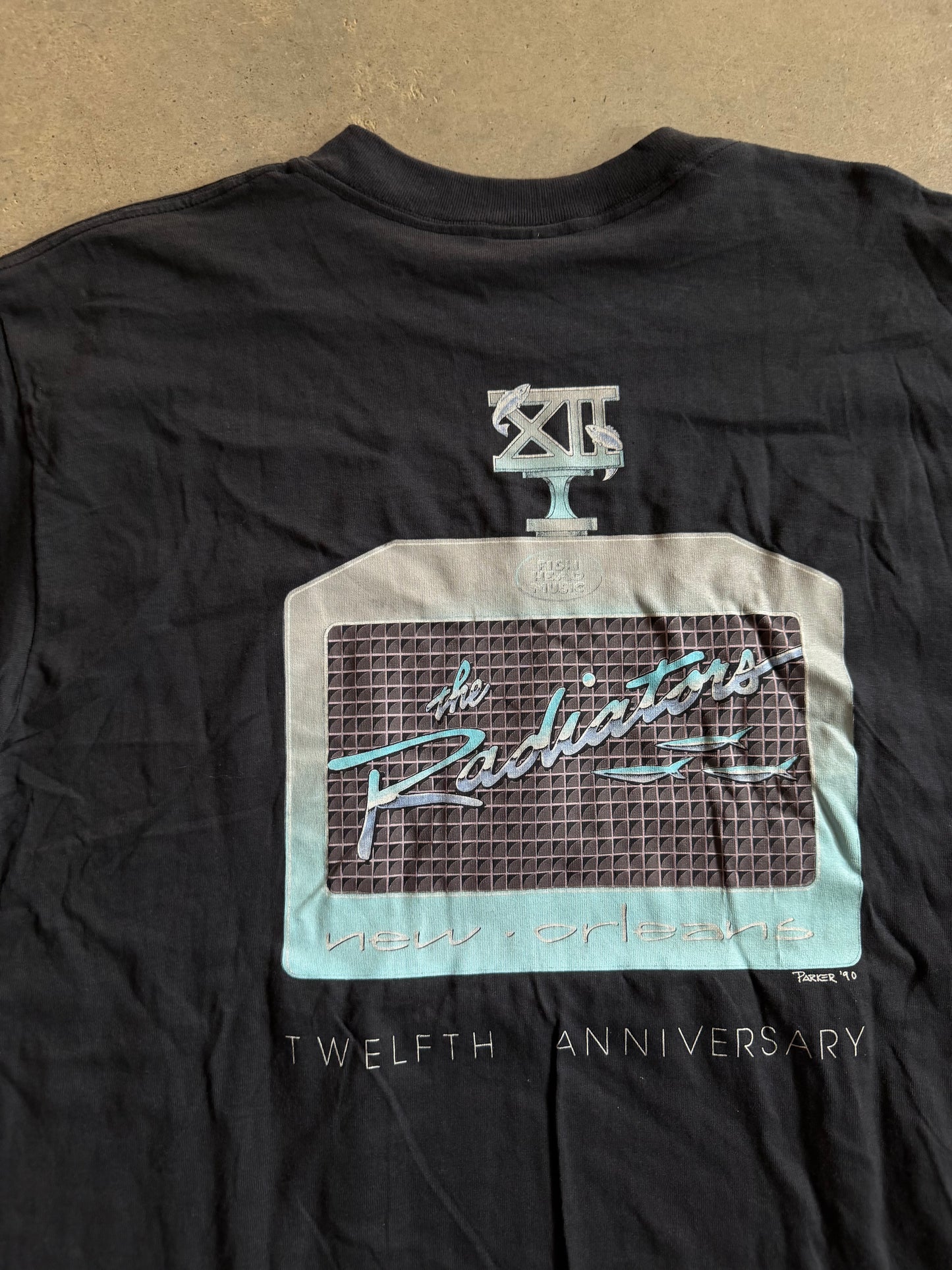 VTG The Radiators Anniversary Tee Sz XL