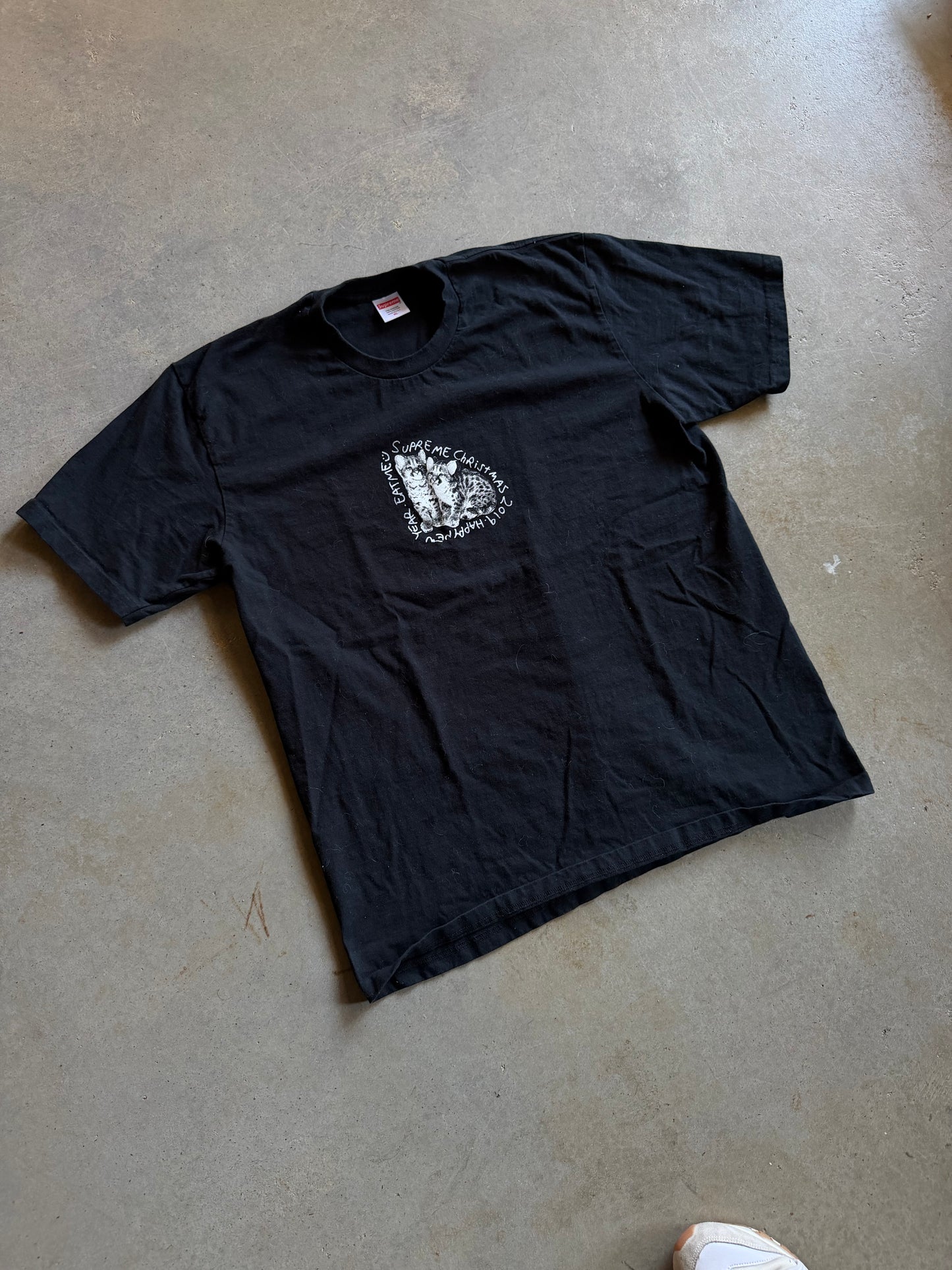 Supreme Christmas 2019 Cat Tee Sz XL