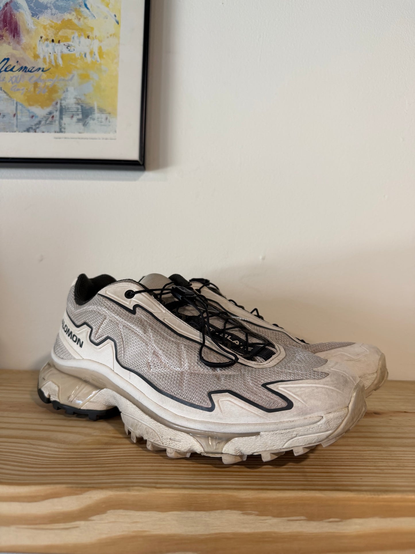 Preowned Salomon XT-SLATE Advanced 'Vanilla White' Sz 7.5M/8.5W