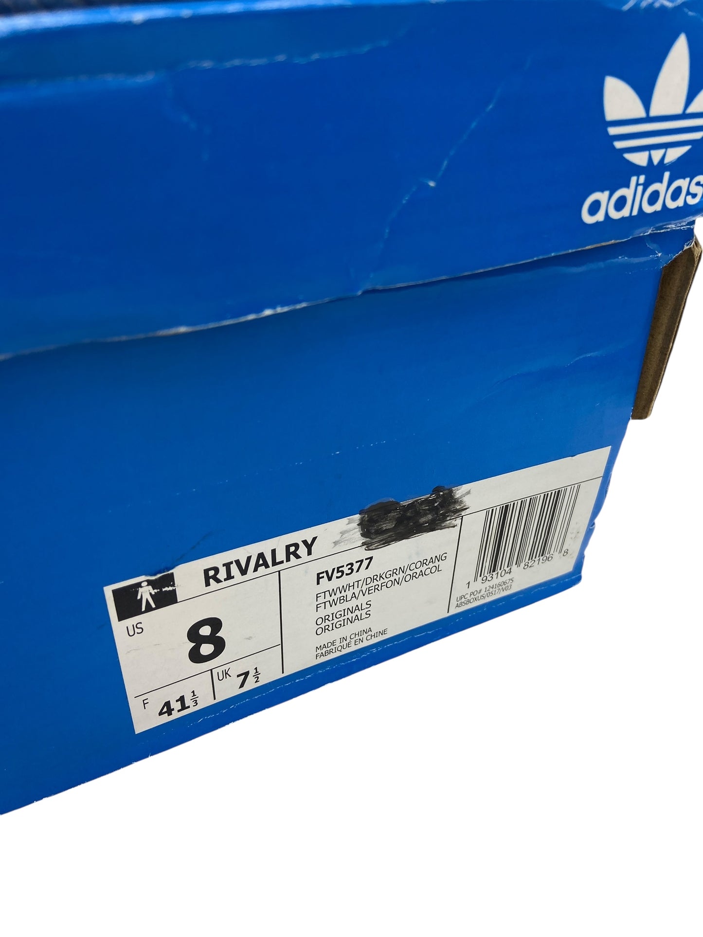 Preowned Adidas Rivalry High Miami University PE FV5377 Sz 8M/9.5W