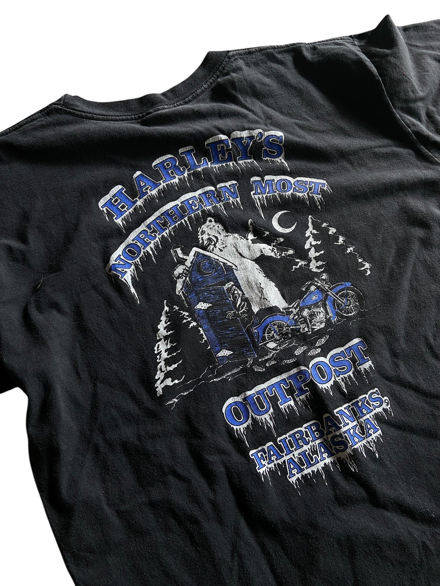 VTG Harley Davidson Alaska Tee Sz L