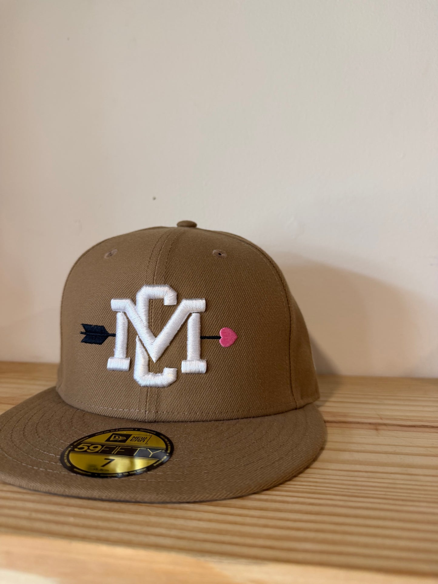 Music City Vintage Sweetheart Khaki Fitted Sz 7