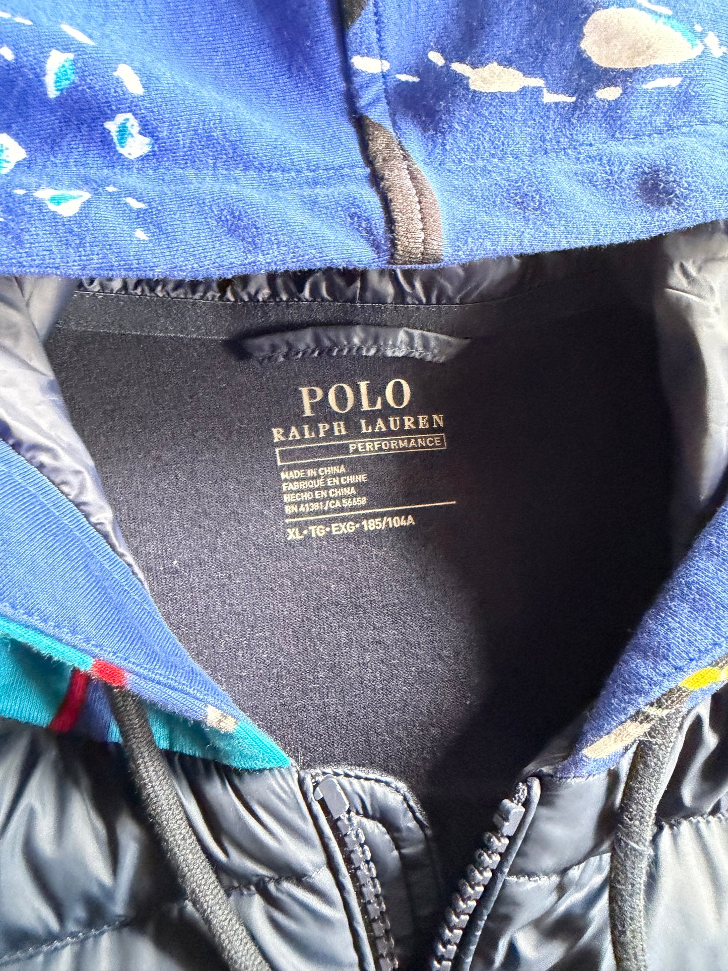 Polo Ralph Lauren Ski Puffer Hoodie Sz XL