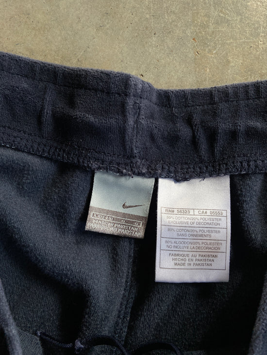 Y2K Nike Velour Navy Blue Pants Sz Women's L