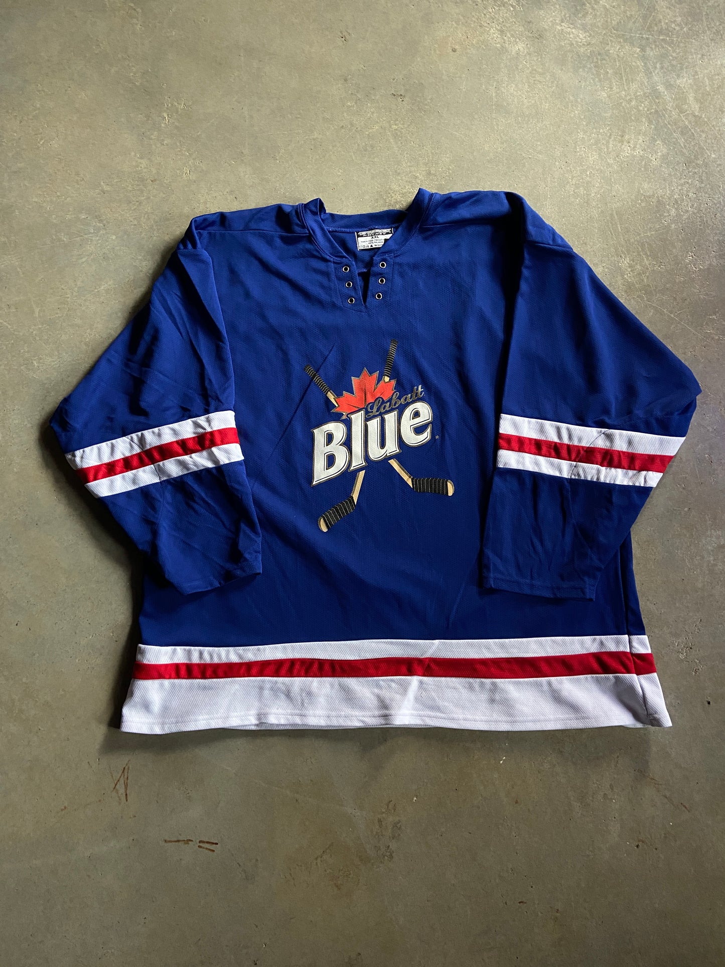 VTG Labatt Blue Hockey Jersey Sz XXL
