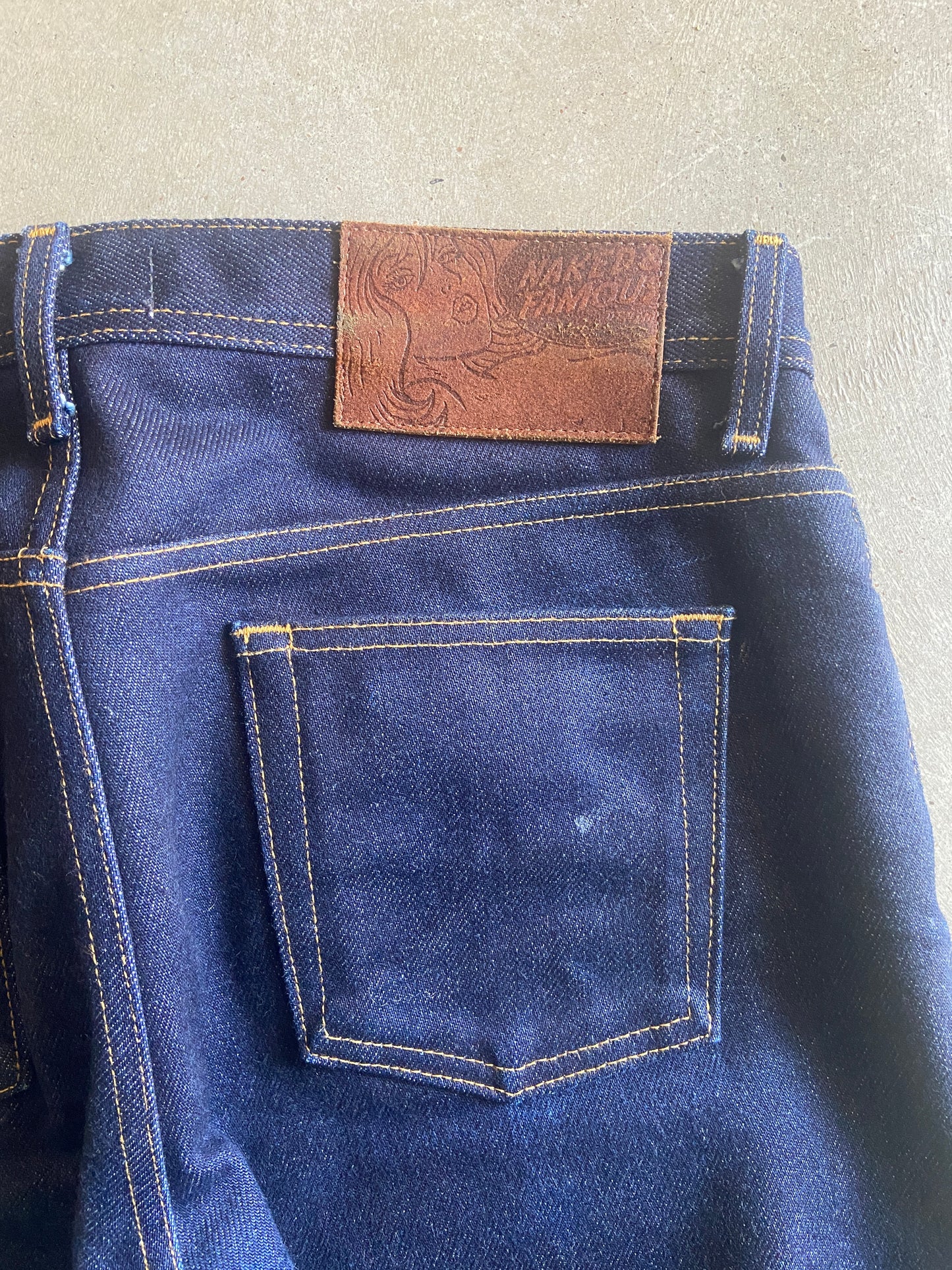 Naked & Famous Weird Guy Soft Selvedge Denim Jeans Sz 34x32