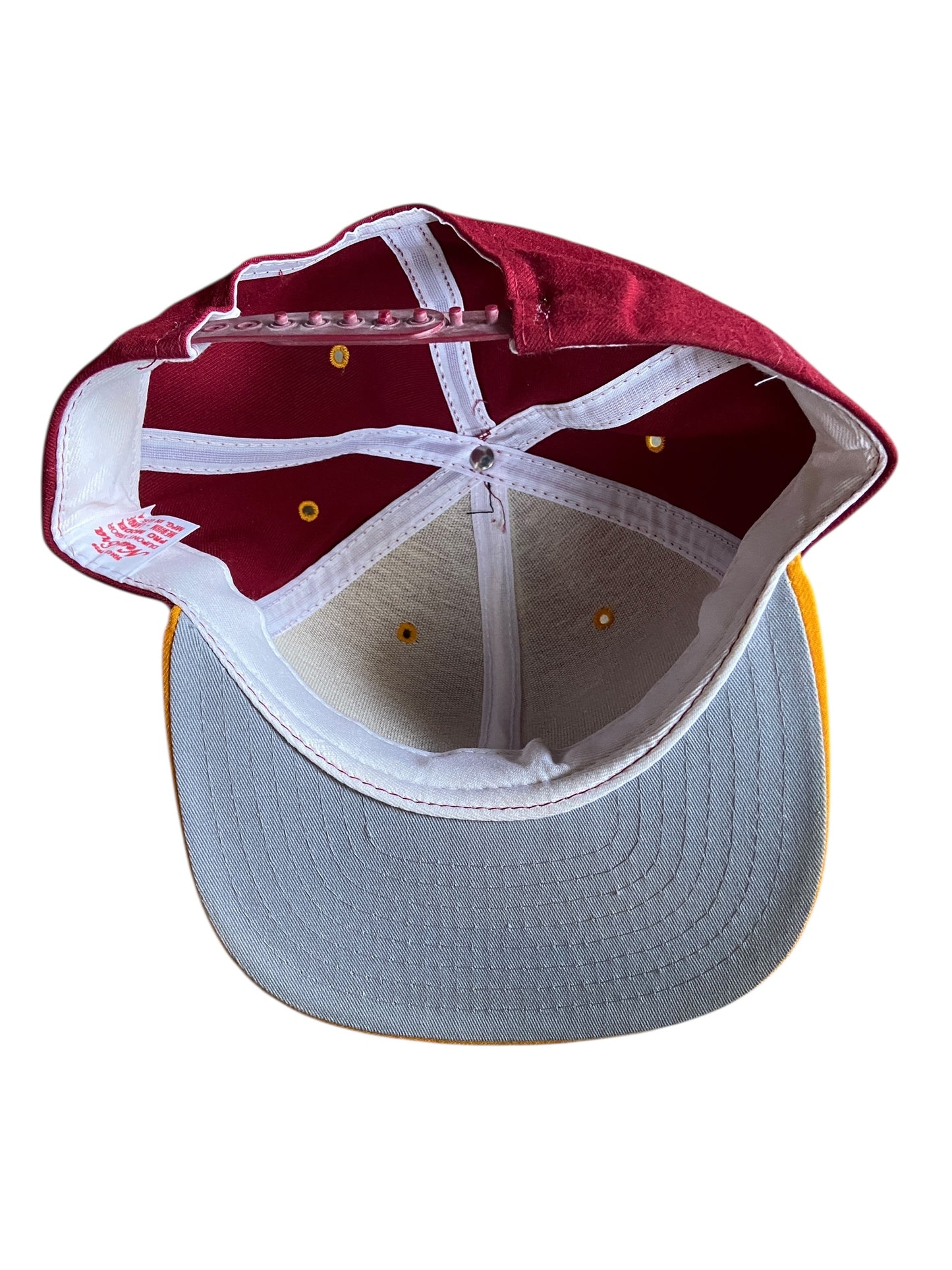 VTG New Era Maroon/Yellow Snapback Hat