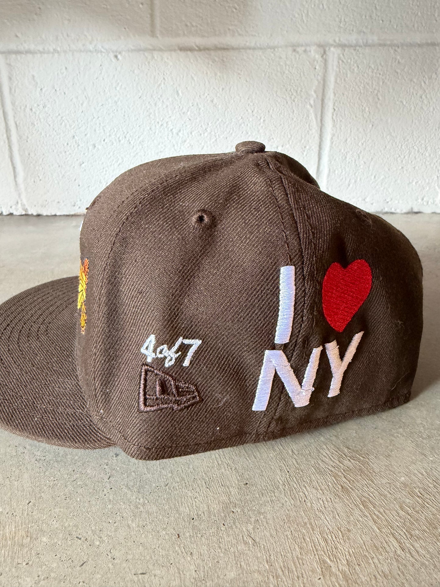 Lord Fubu New York Yankees 5950s EWDIL Fitted Hat Sz 7 1/4