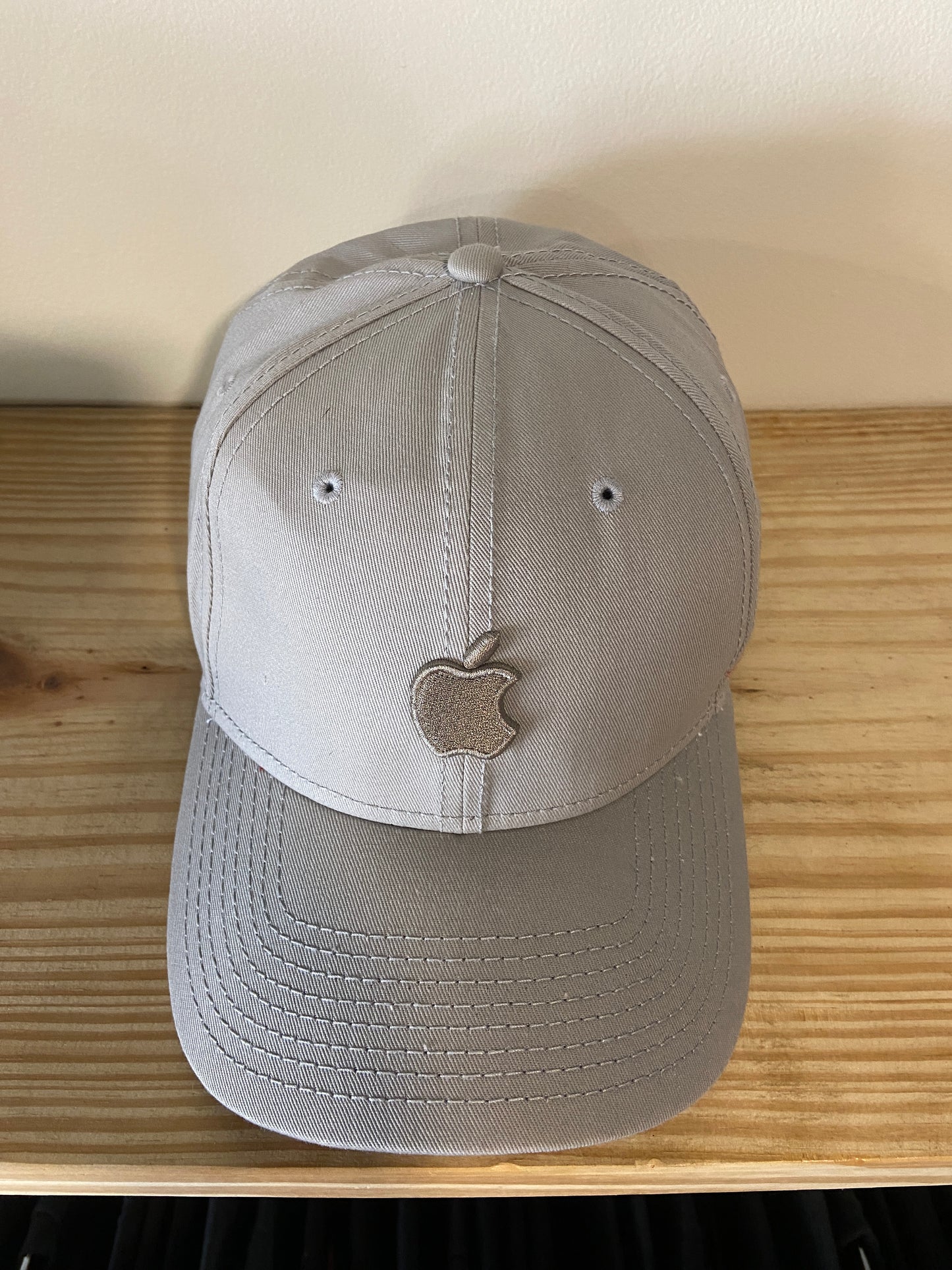 Apple Gray New Era Hat
