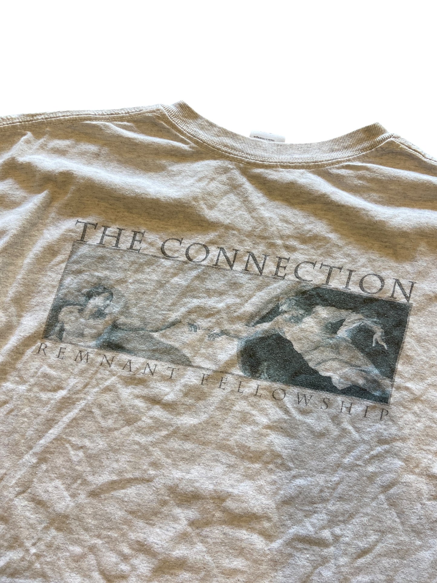 VTG Creation Of Adam Graphic Tee Sz L