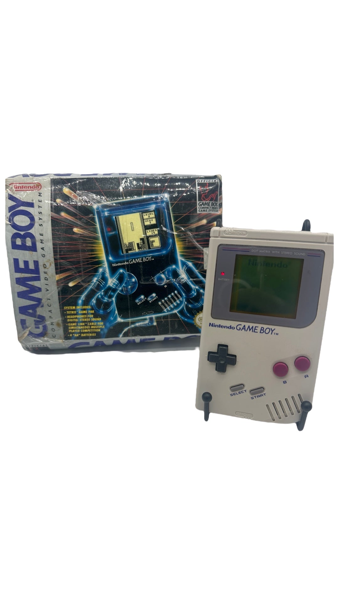 Original Nintendo Gameboy W/ Box Music City Vintage Original Nintendo Gameboy W/ Box Music City Vintage