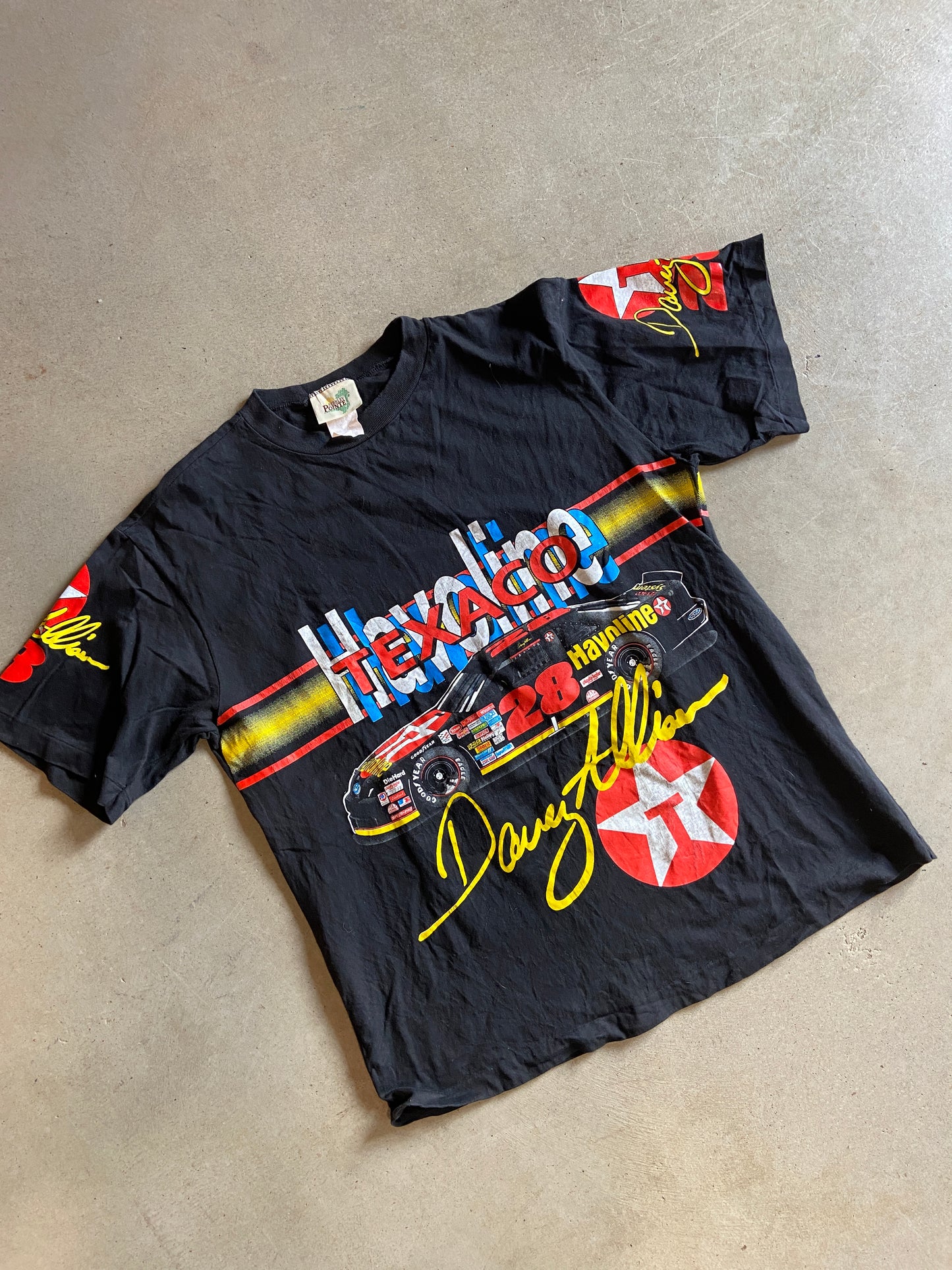 VTG Havoline Texaco Davey Allison Nascar Tee Sz XL