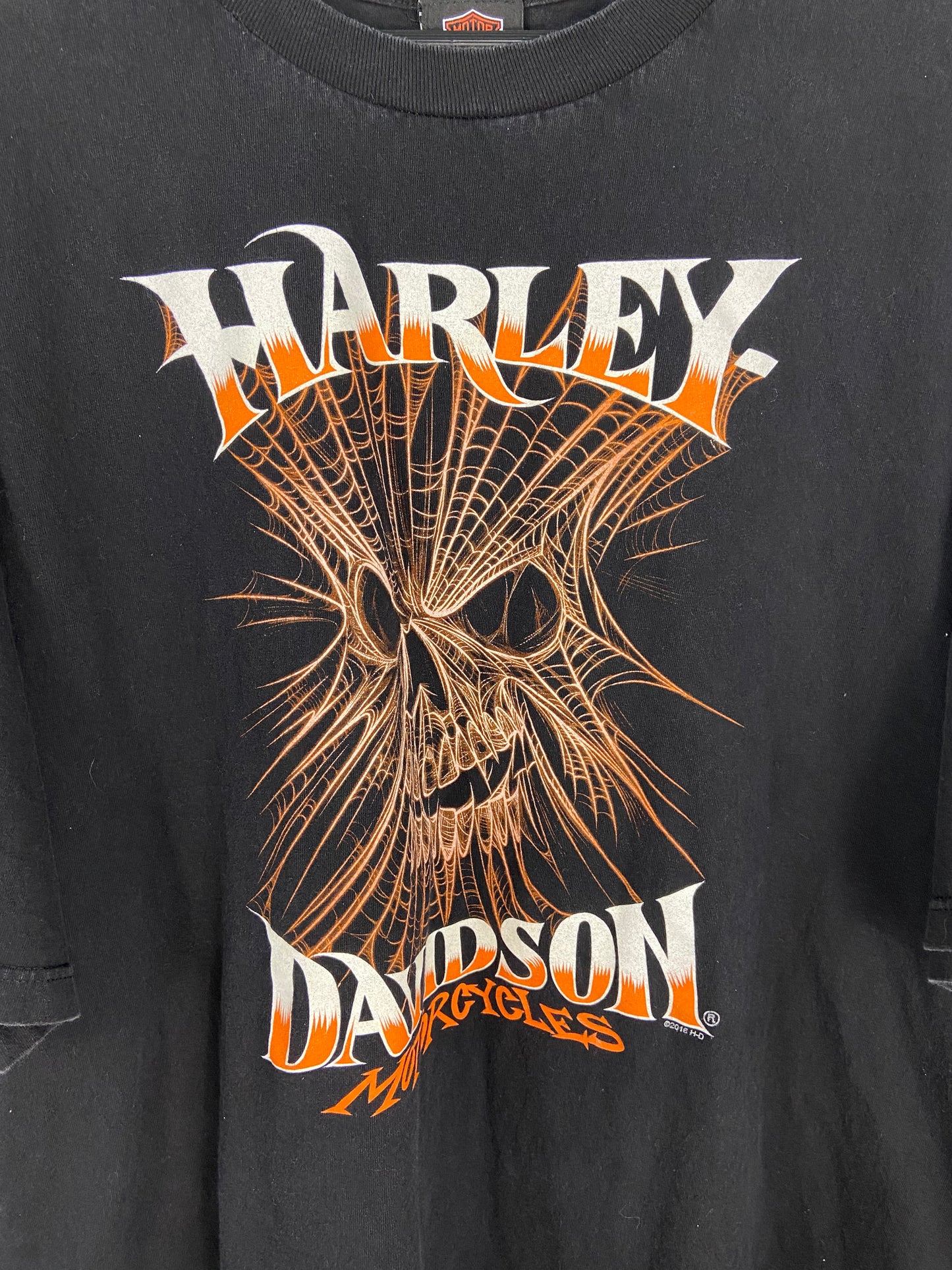 Harley Davidson Skull Web Nashville Tee Sz 3XL