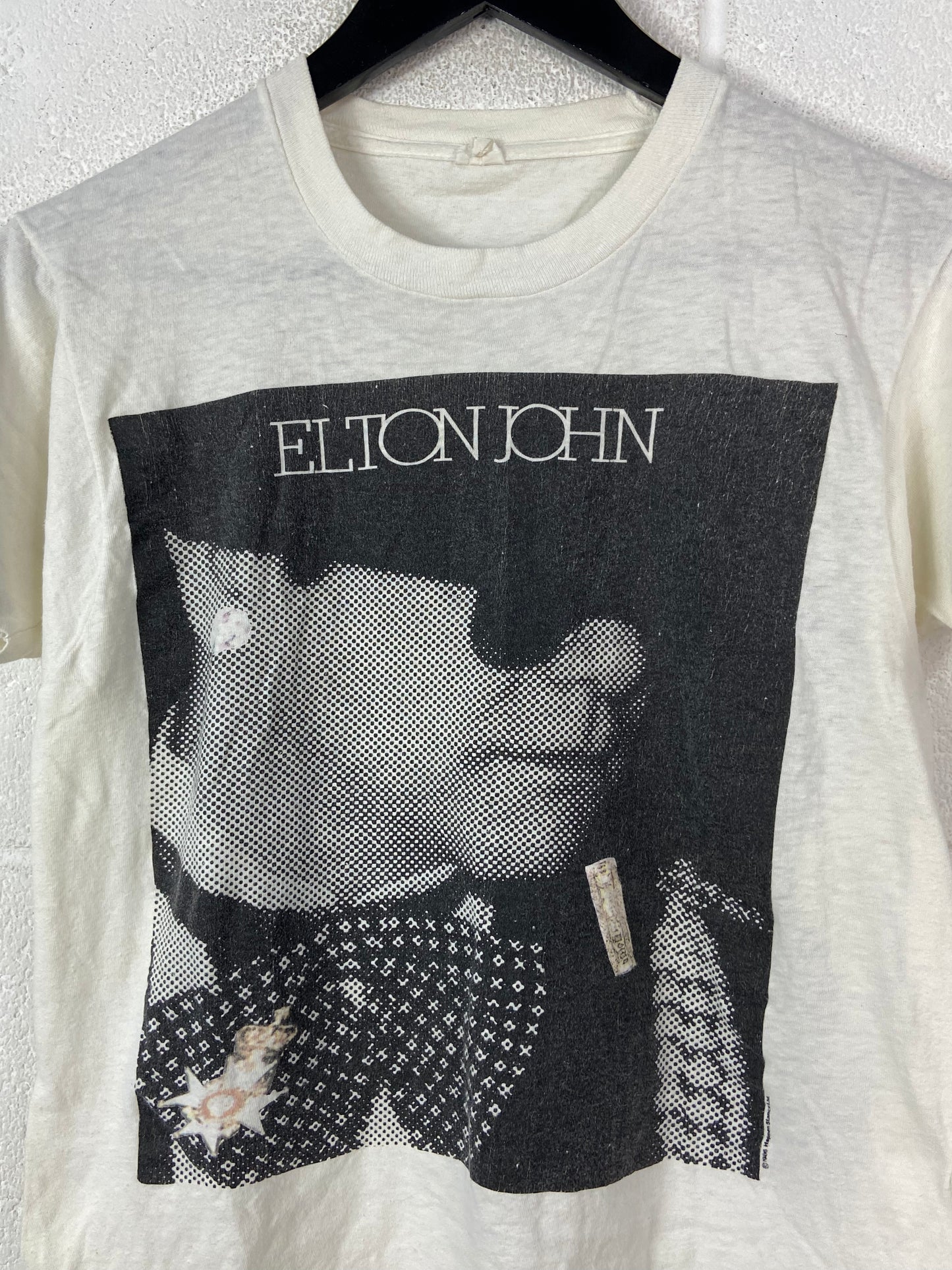 VTG Elton John 86' World Tour T-Shirt Sz S