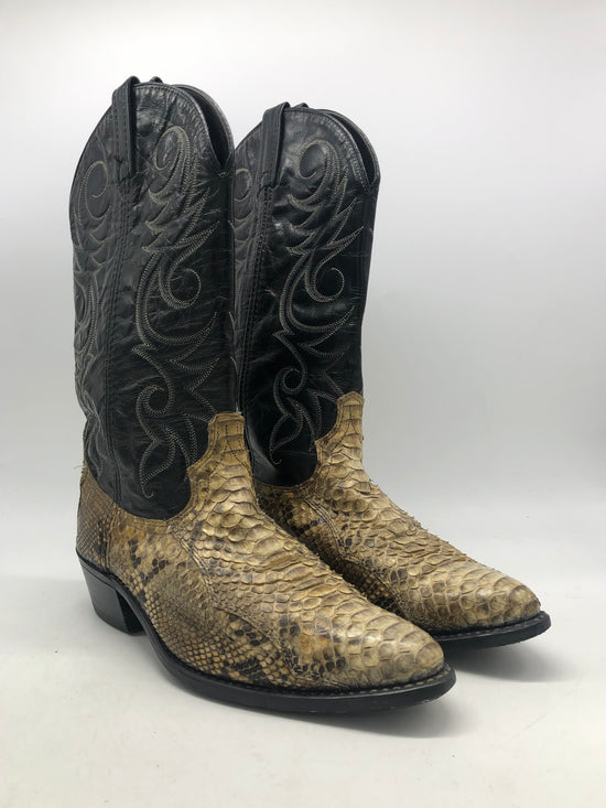 Snakeskin Cowboy Boots Sz 10D