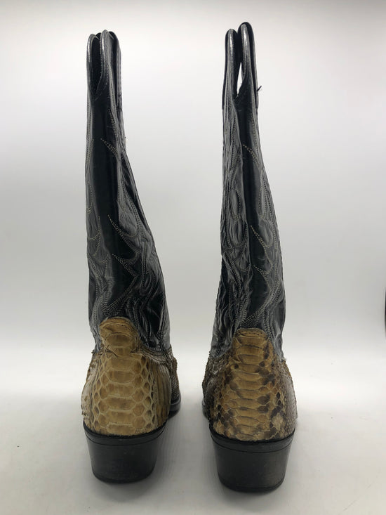 Snakeskin Cowboy Boots Sz 10D