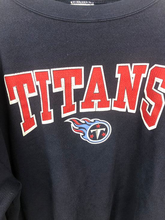Load image into Gallery viewer, Y2K Tennessee Titans Big Spellout Sweater Sz XL
