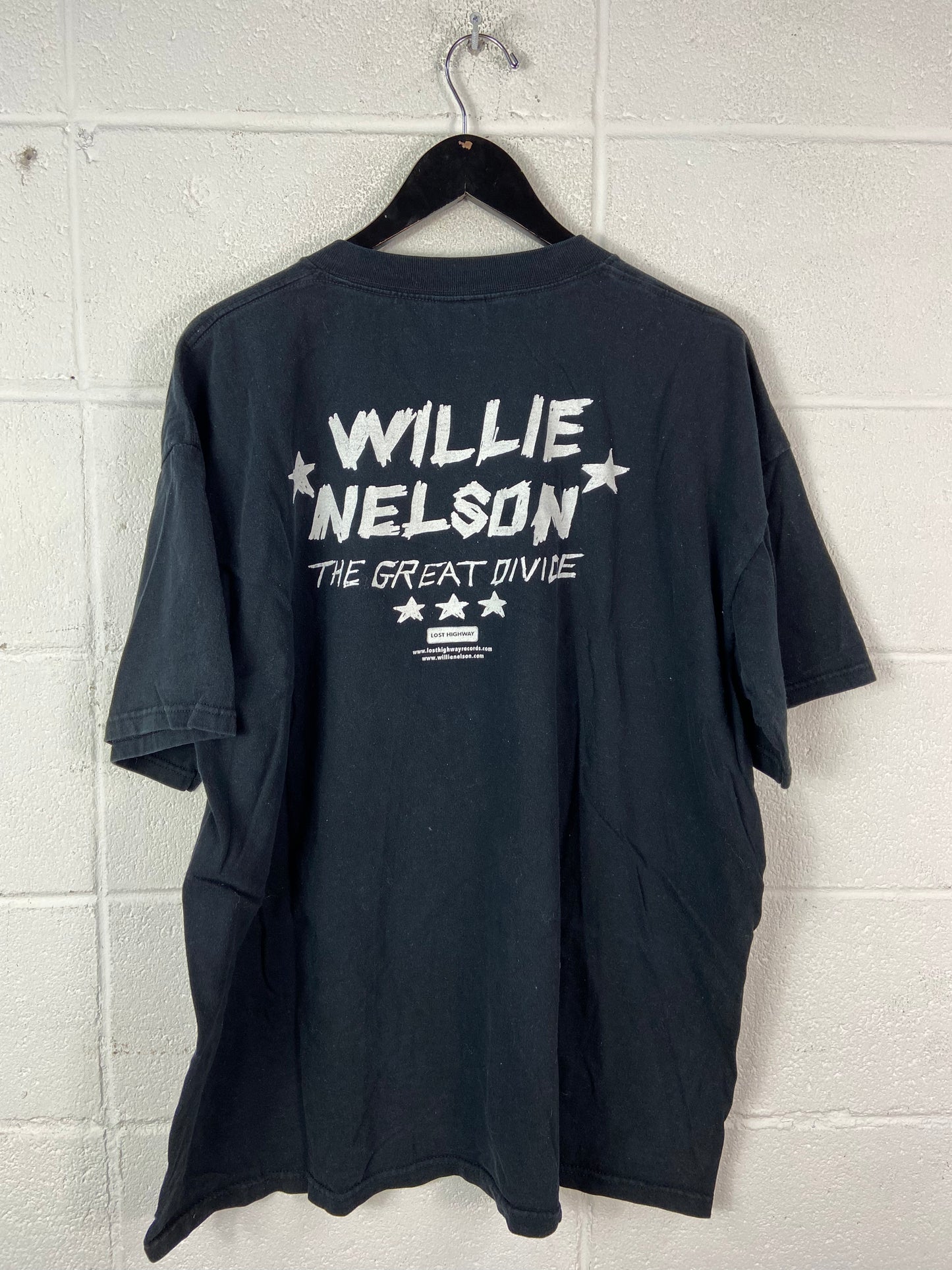 VTG Willie Nelson The Great Divide Tee Sz 2XL