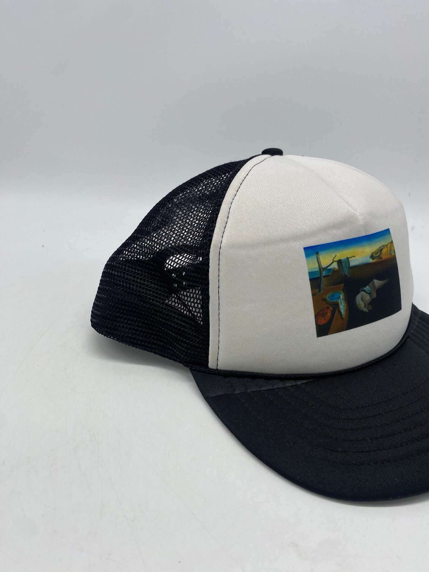Load image into Gallery viewer, Vtg Salvador Dali &amp;quot;Time&amp;quot; Trucker Hat
