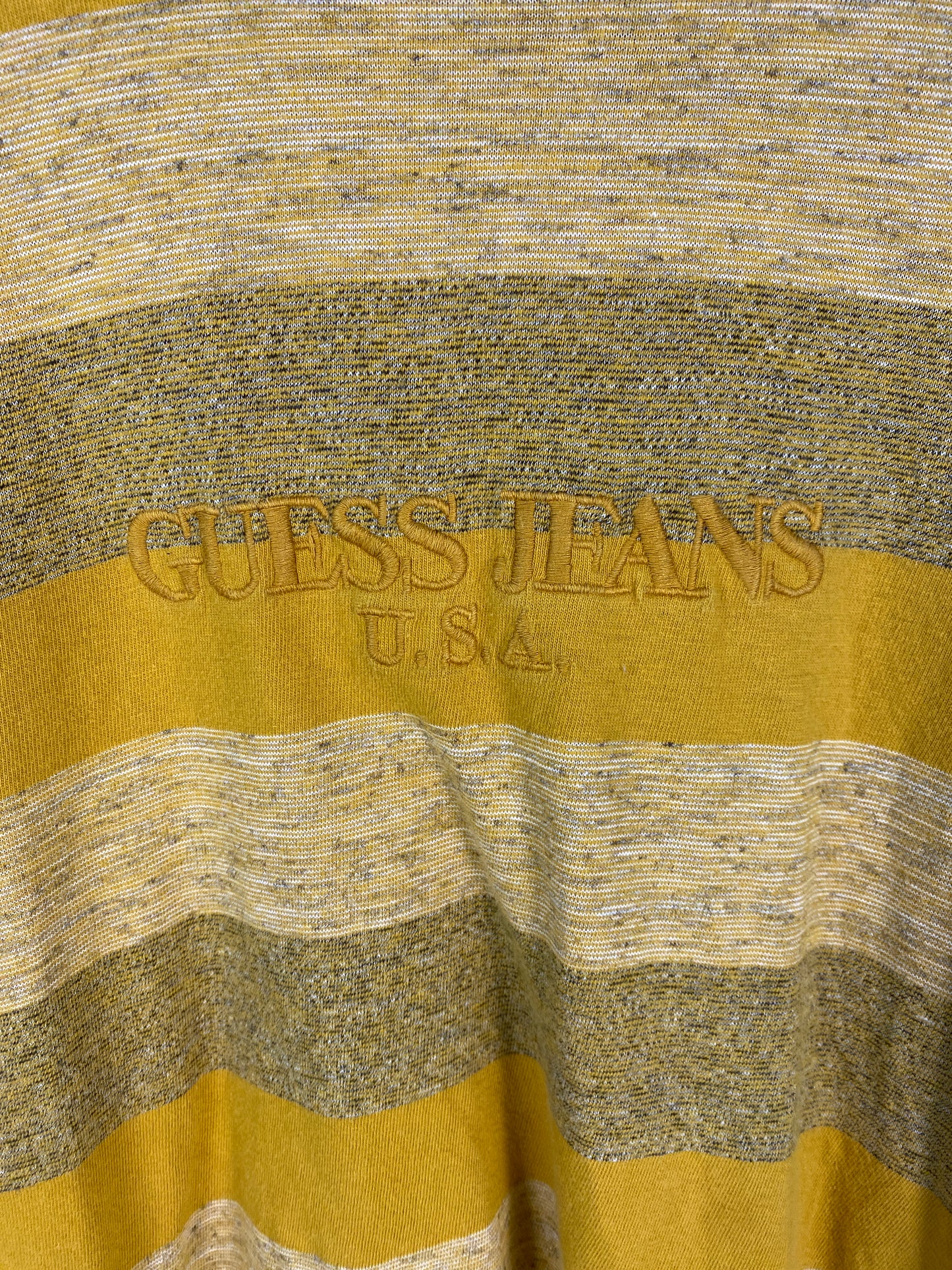 Vintage Guess Striped Autumn L/S Tee Fits Sm/ Med